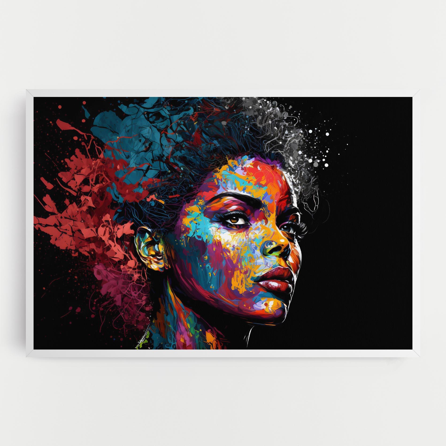 Картина на платно American Woman Splashes mockup 0