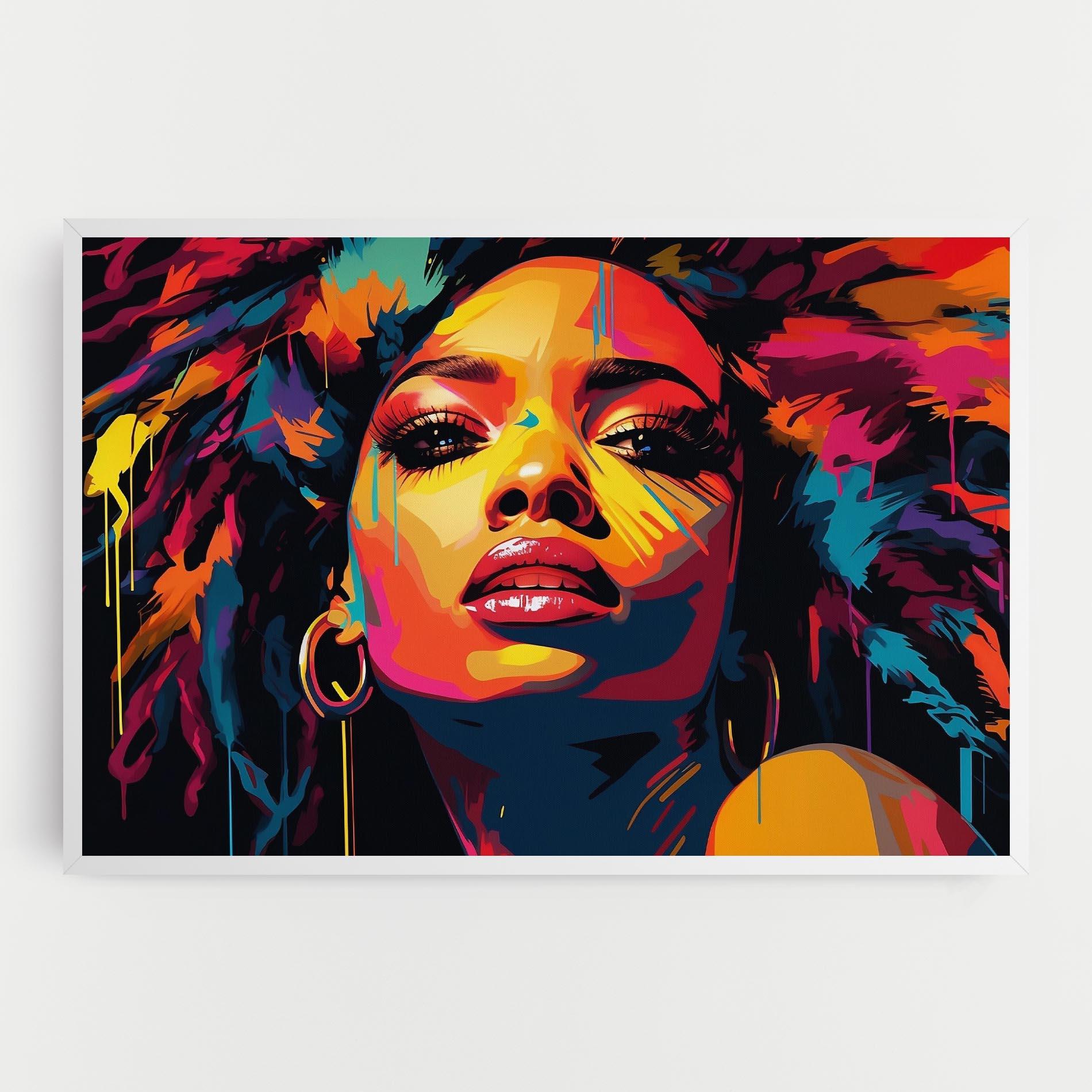 Картина на платно Beautiful African Art mockup 0