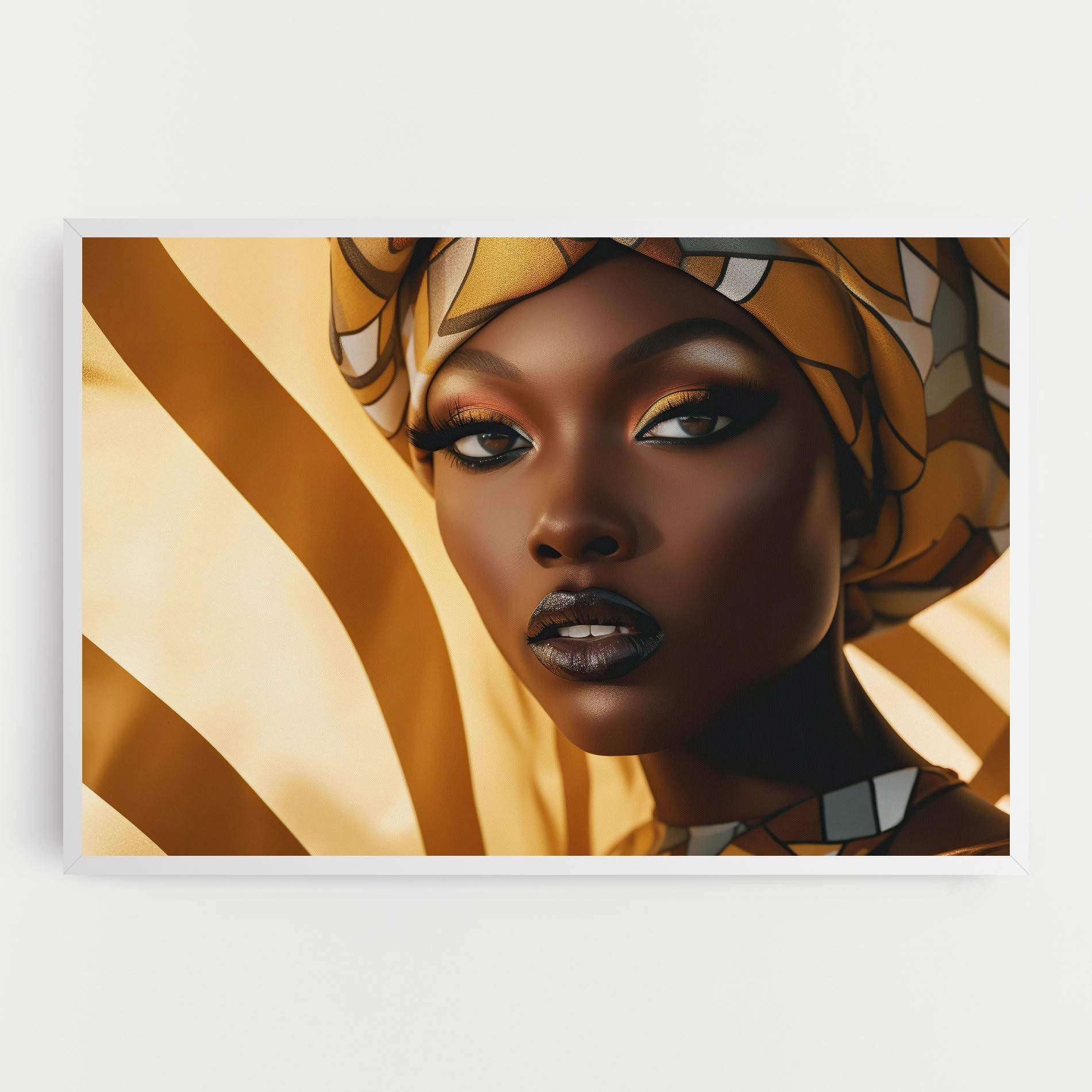 Fashion African Woman mockup 0