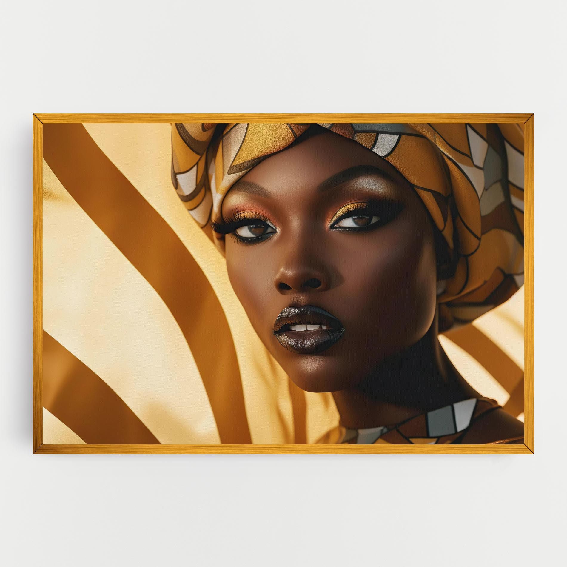 Fashion African Woman mockup 0