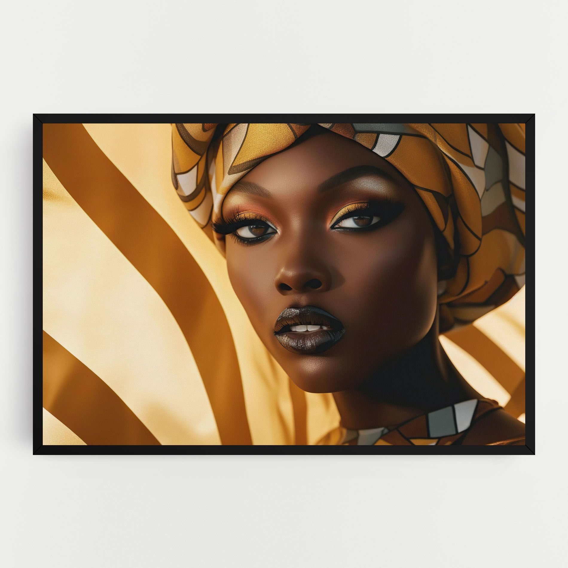 Fashion African Woman mockup 0