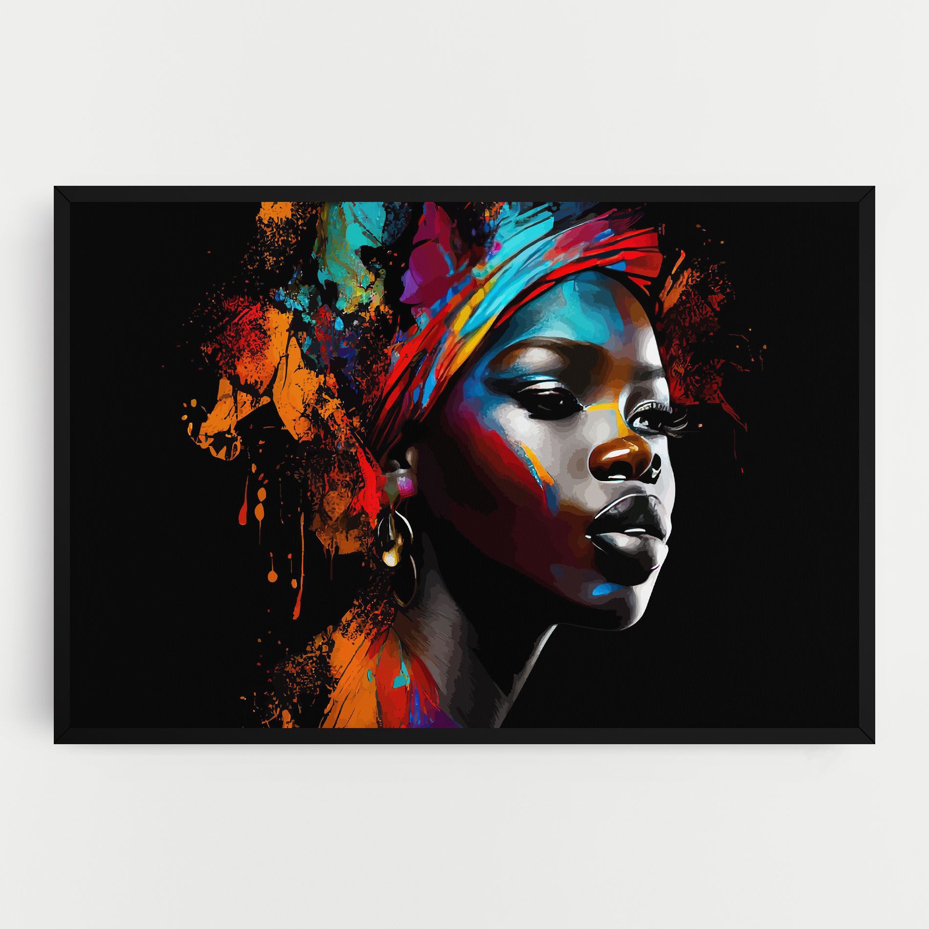 Pretty African Art Splash mockup 0