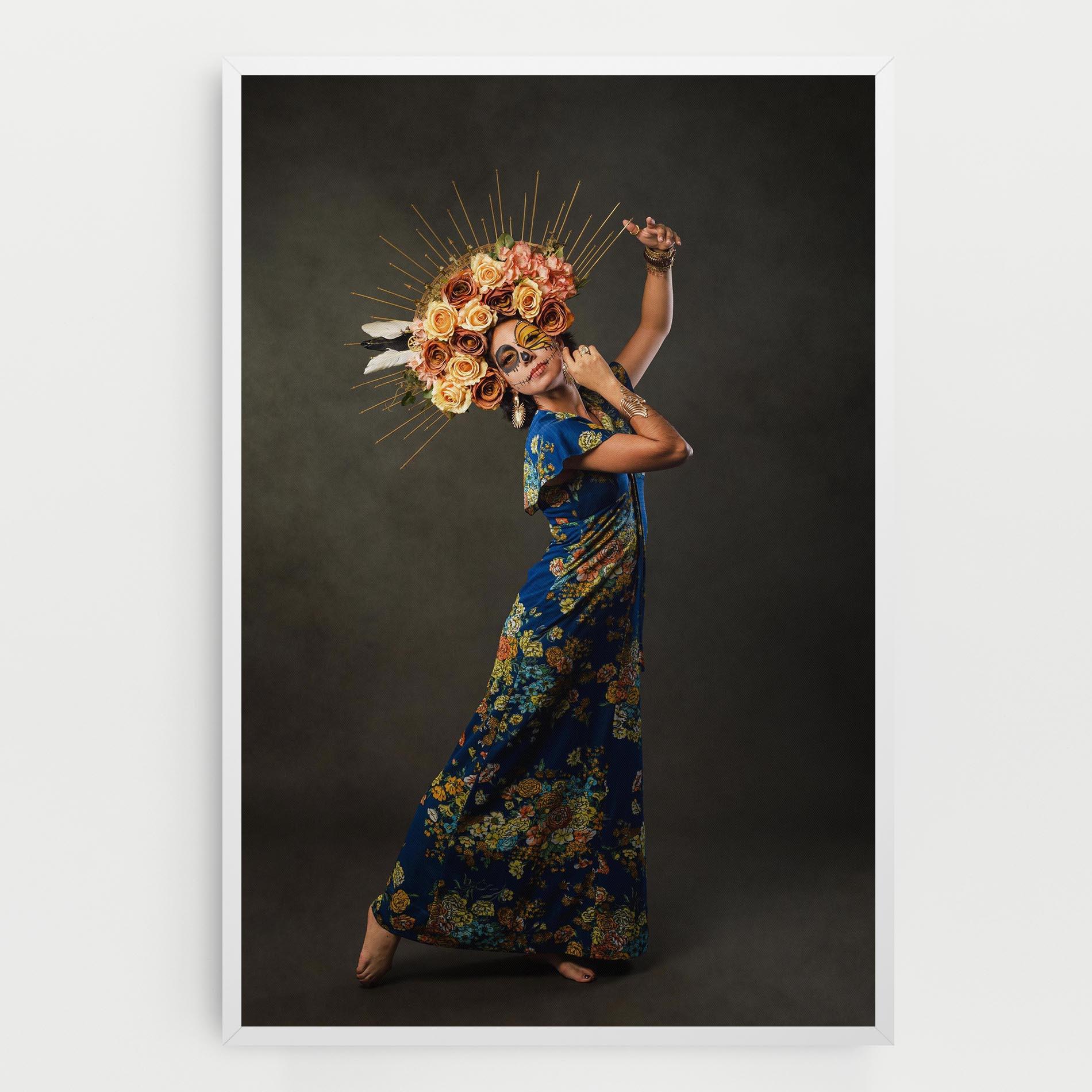 Картина на платно Sugar Skull Face mockup 0