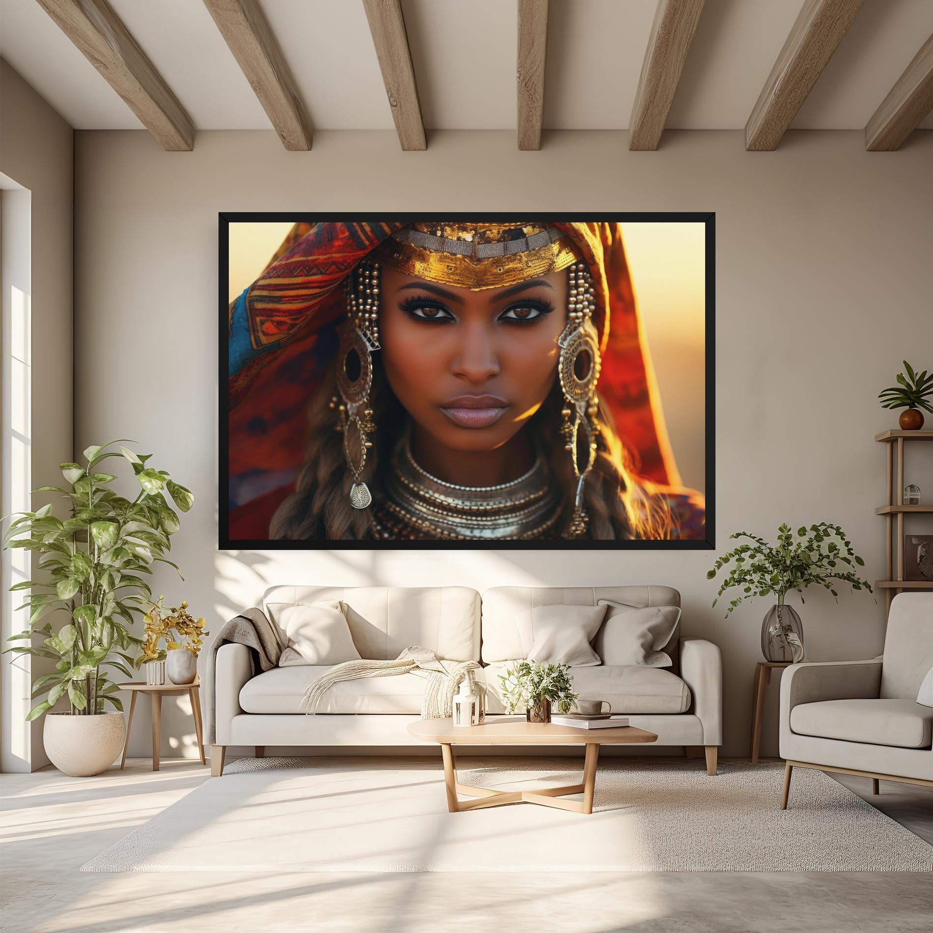 Картина на платно Unique Smokey Eyes mockup 6