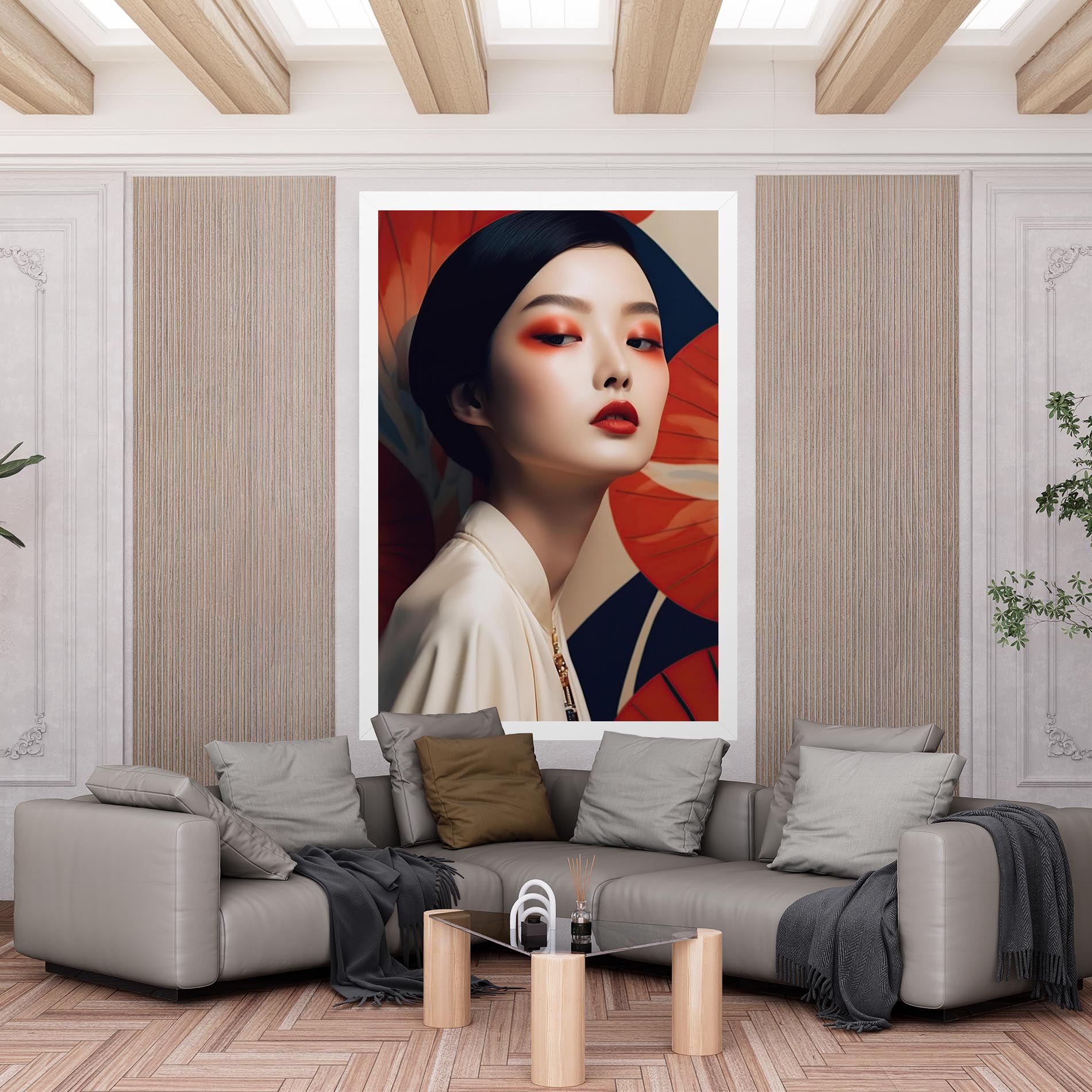 Asiatic Red Lips mockup 6