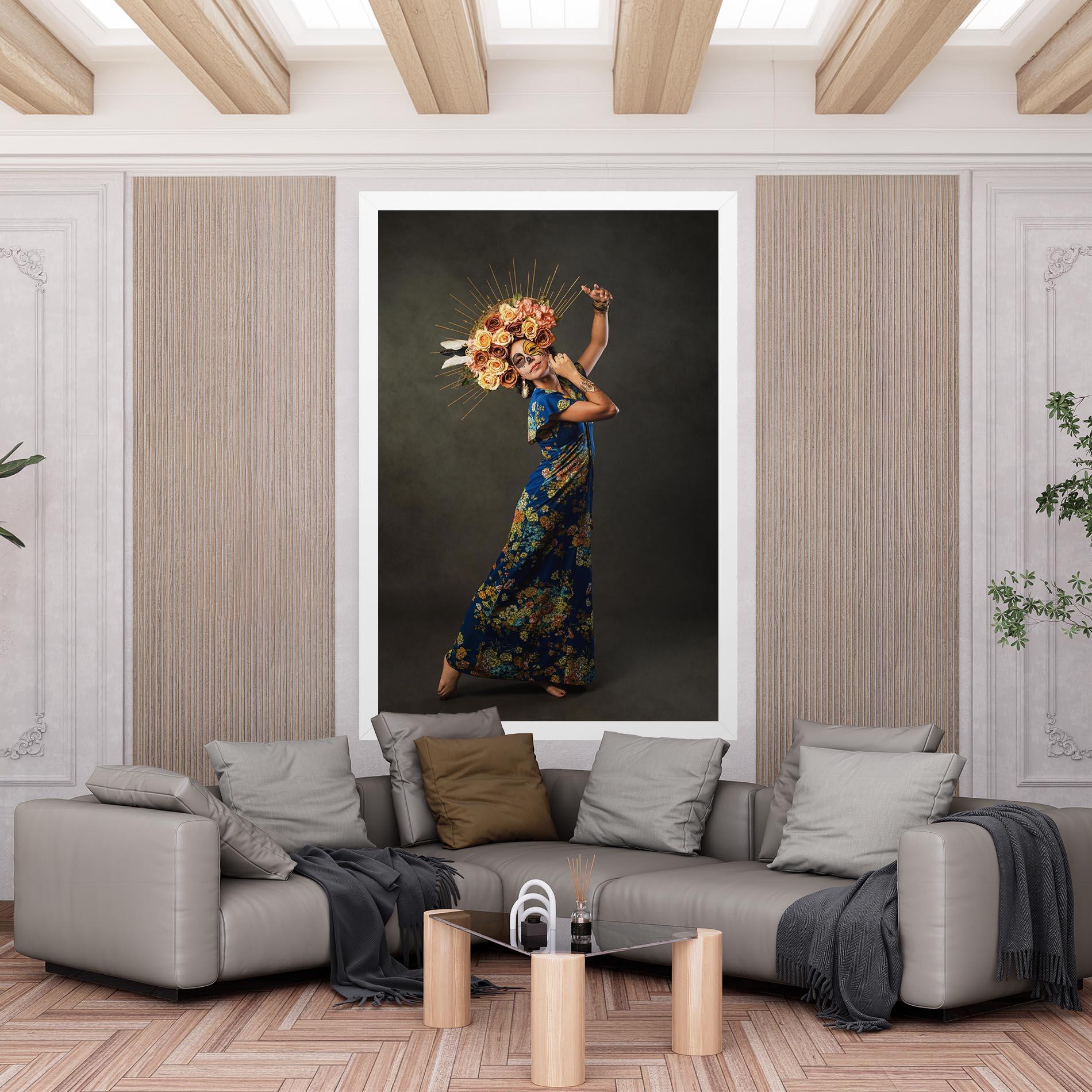 Картина на платно Sugar Skull Face mockup 6