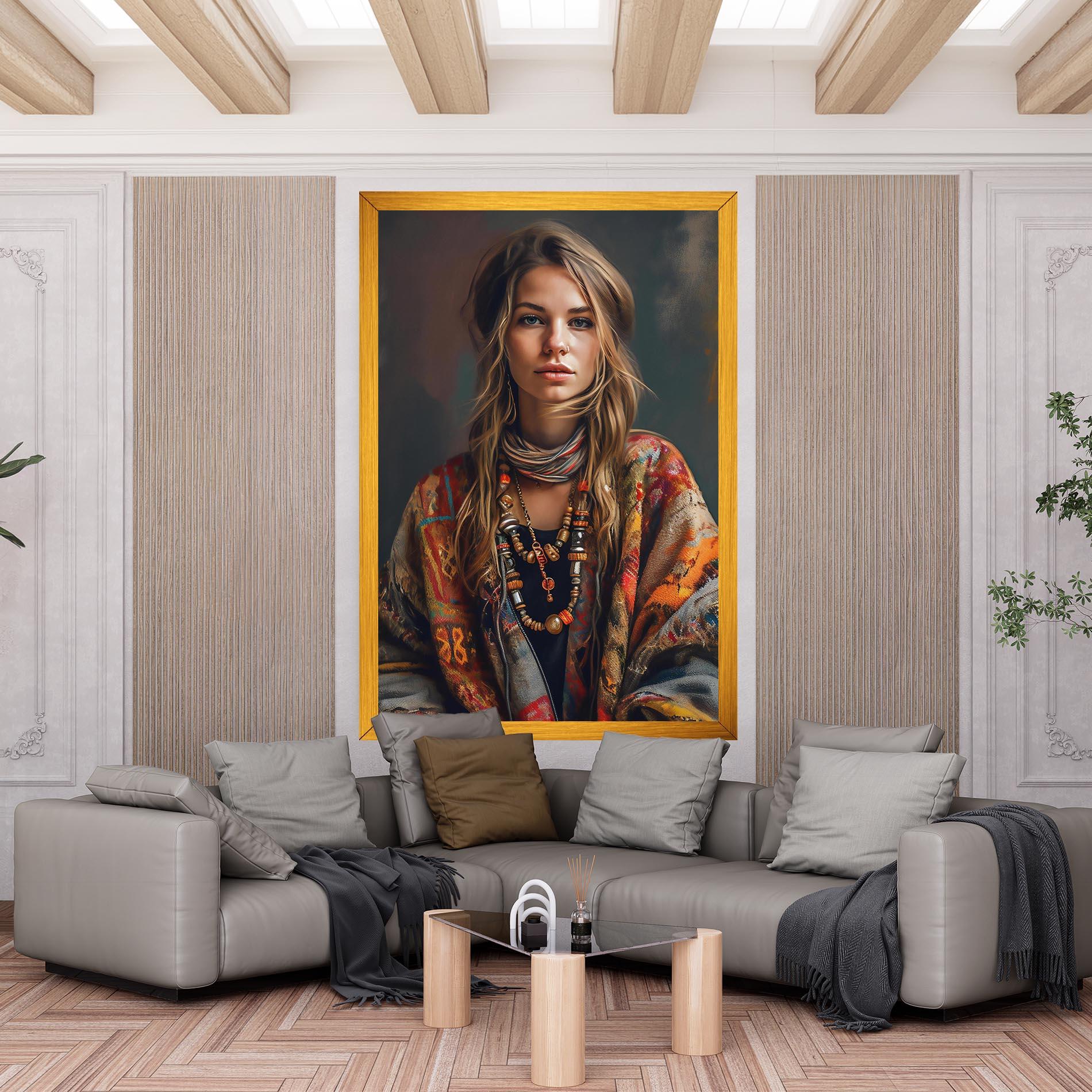 Картина на платно Woolen Sweater mockup 6