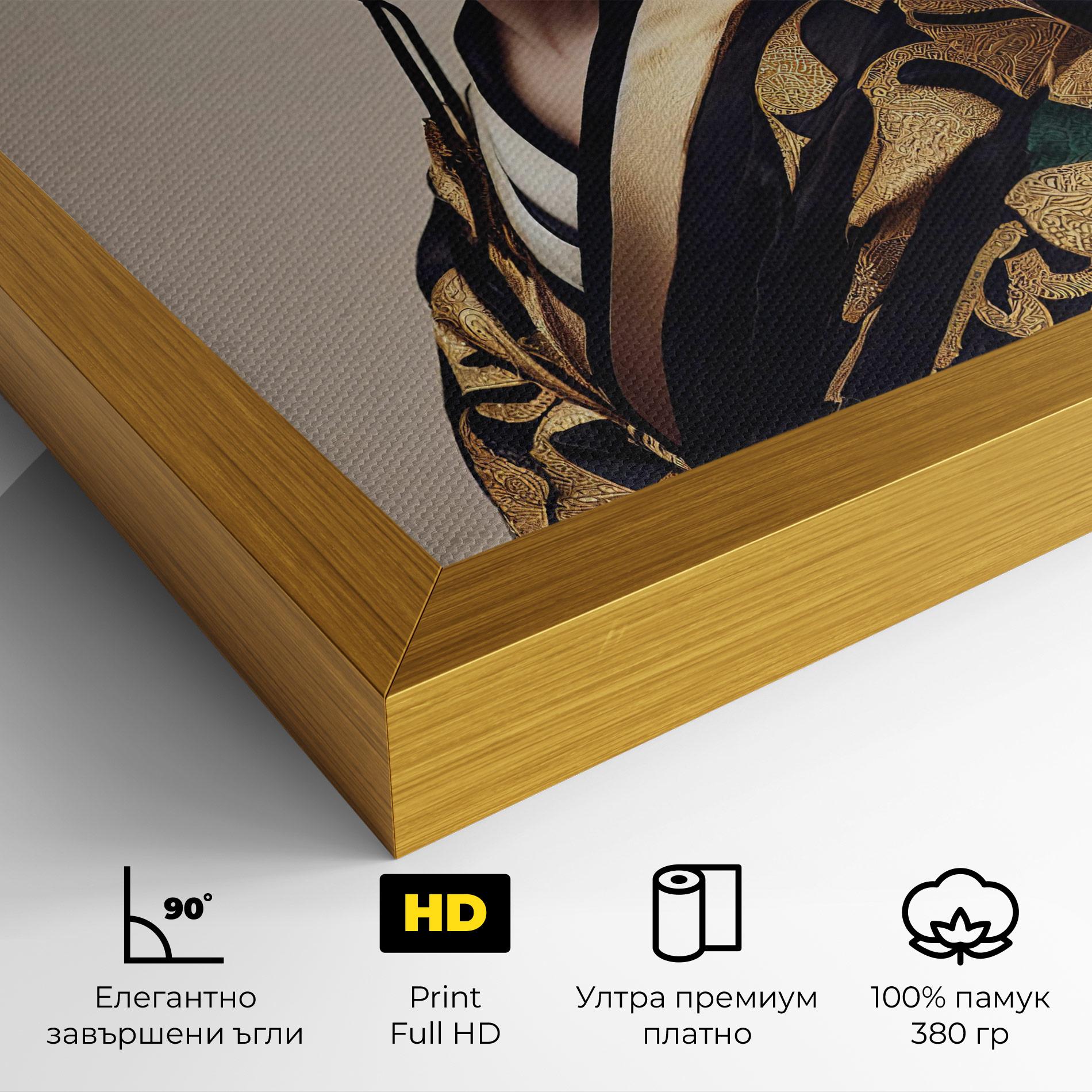 Картина на платно Kimono Headphones mockup 4