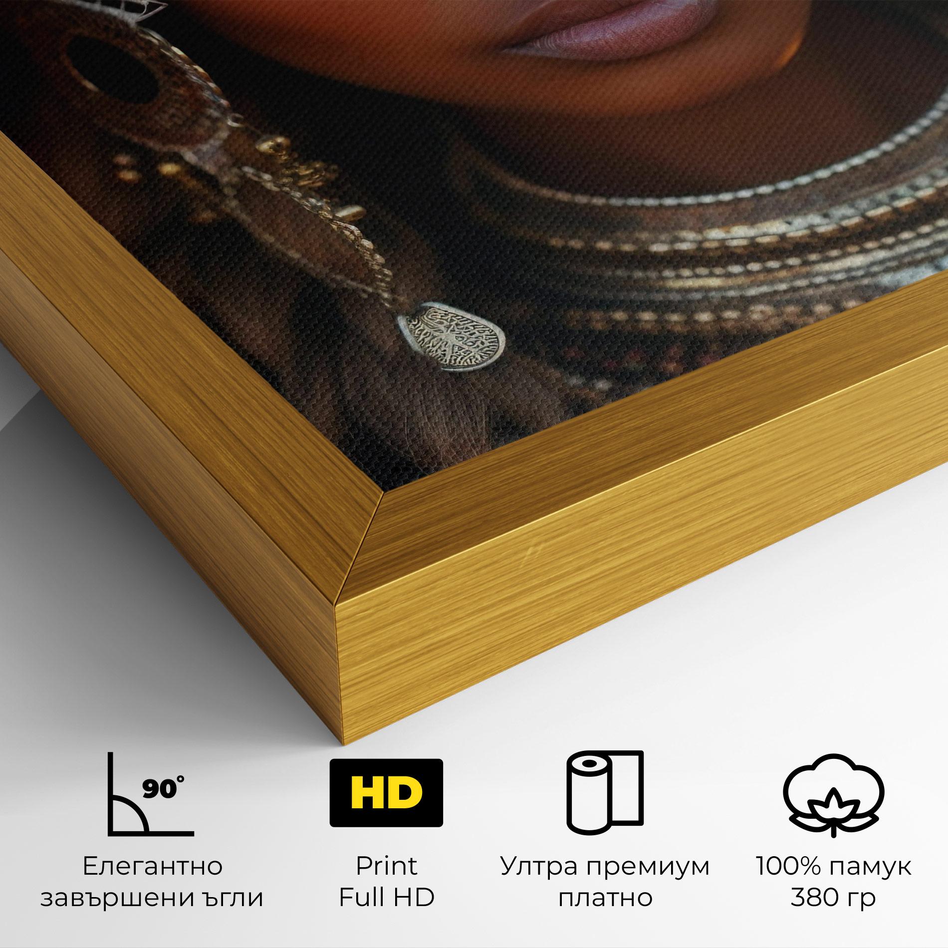 Картина на платно Unique Smokey Eyes mockup 4