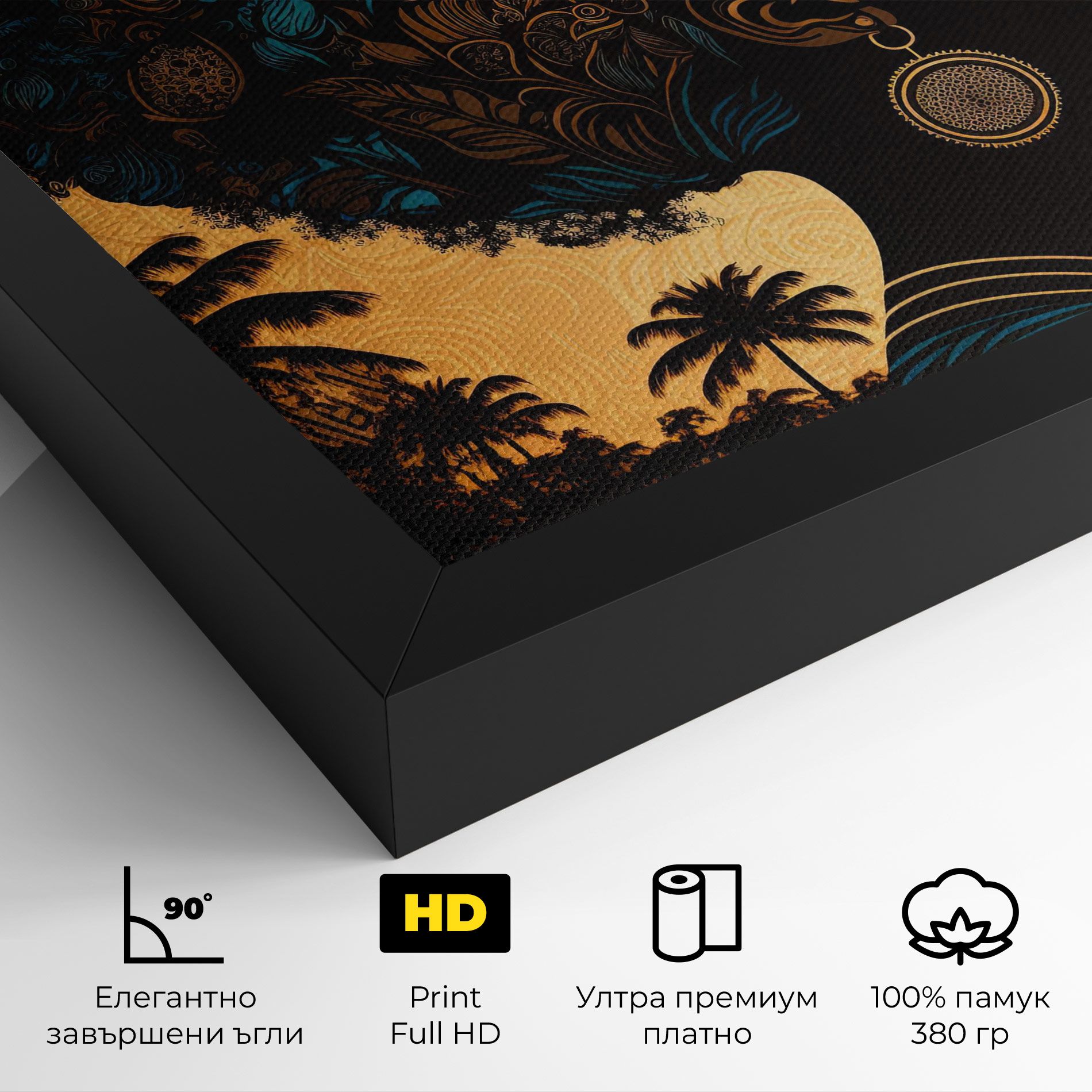 African Profile Woman mockup 4