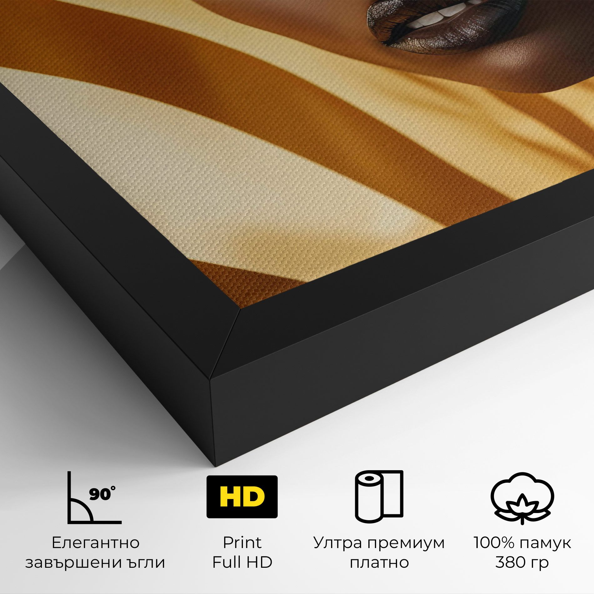 Fashion African Woman mockup 4