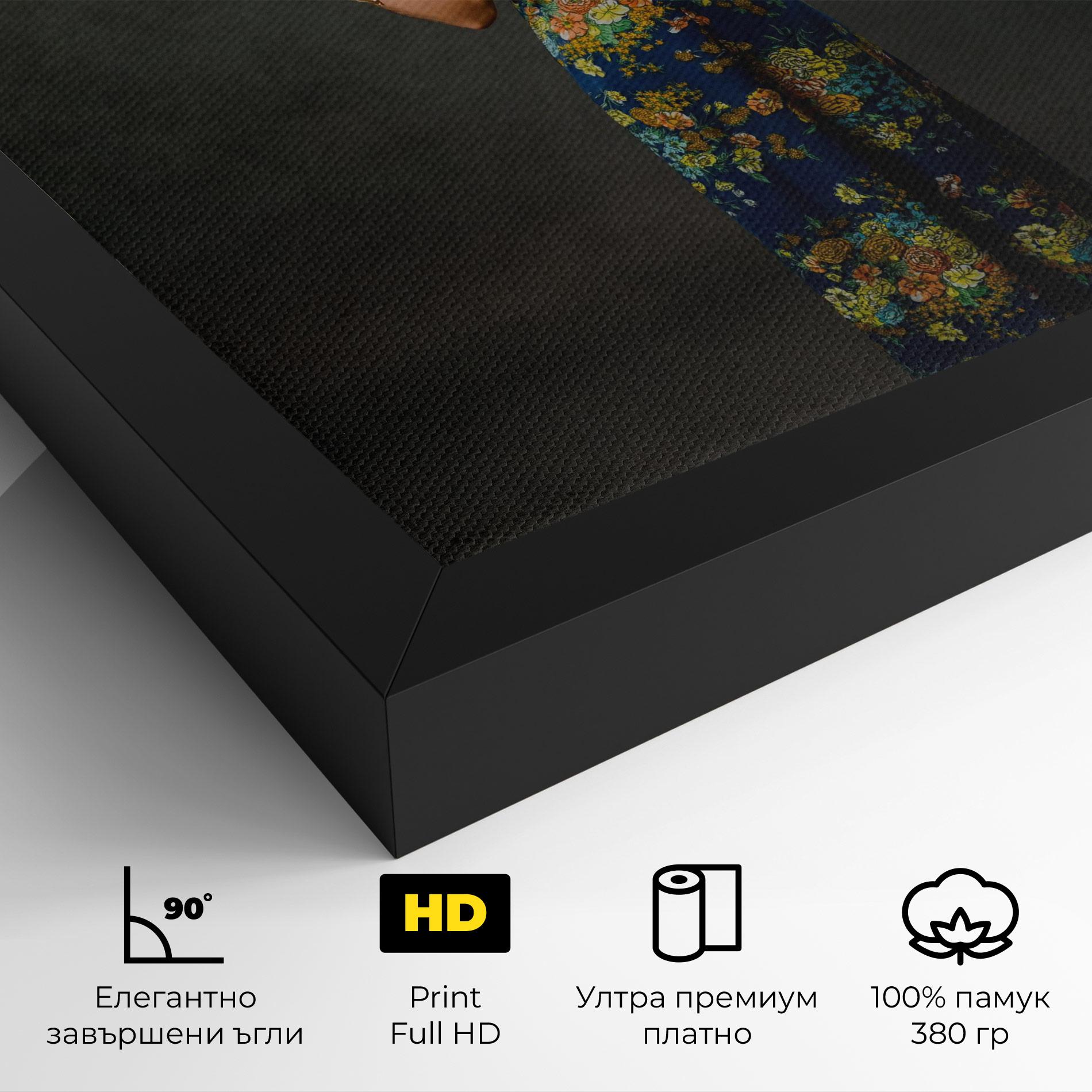 Картина на платно Sugar Skull Makeup mockup 4