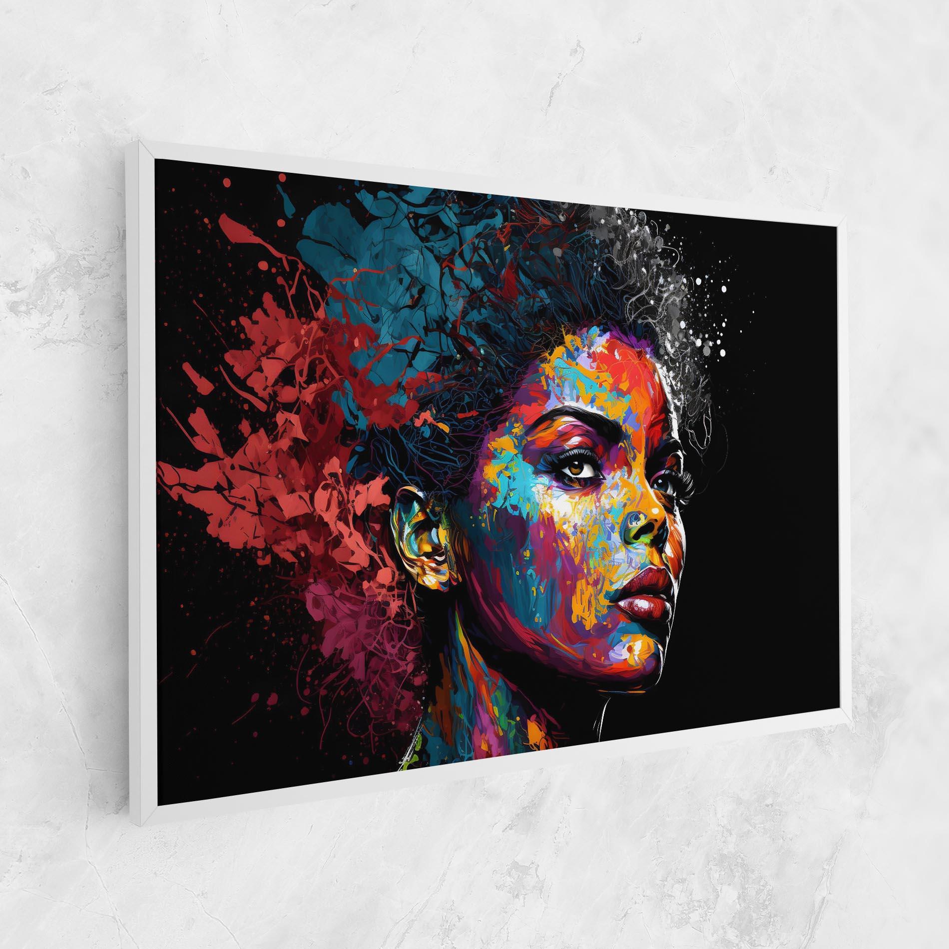 Картина на платно American Woman Splashes mockup 1