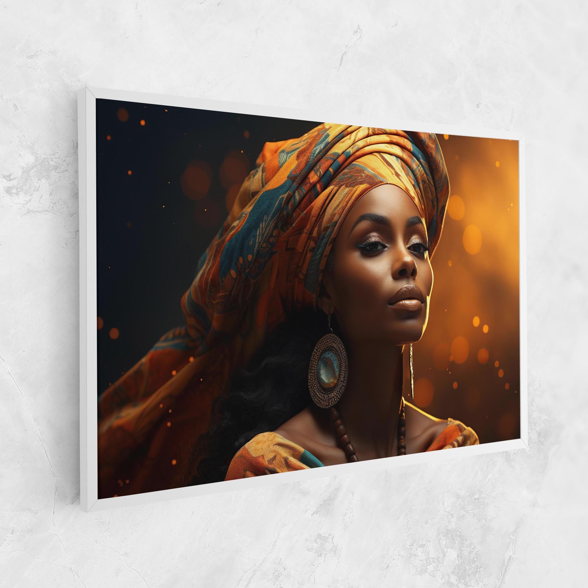 Fashion African Portrait mockup 1