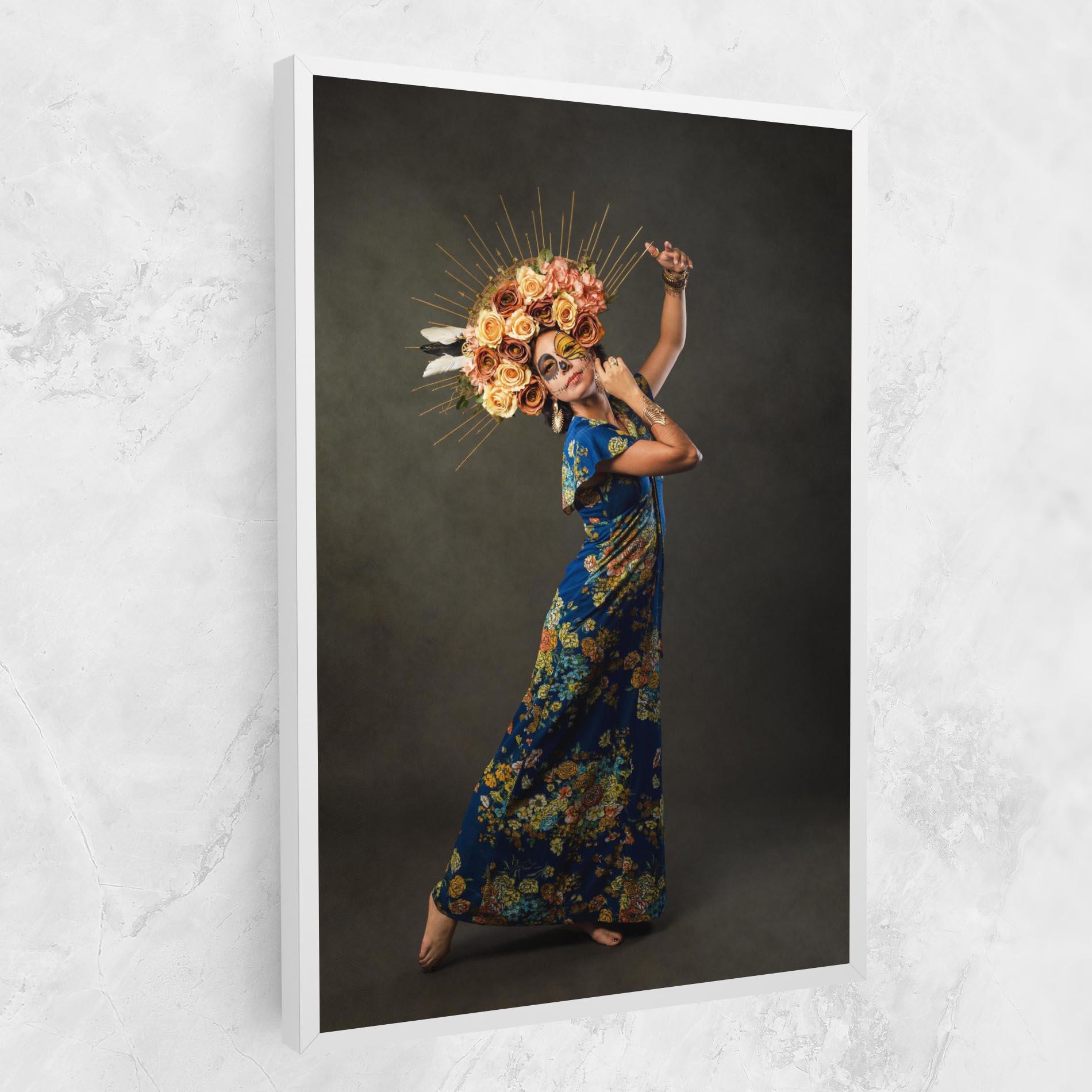 Картина на платно Sugar Skull Face mockup 1