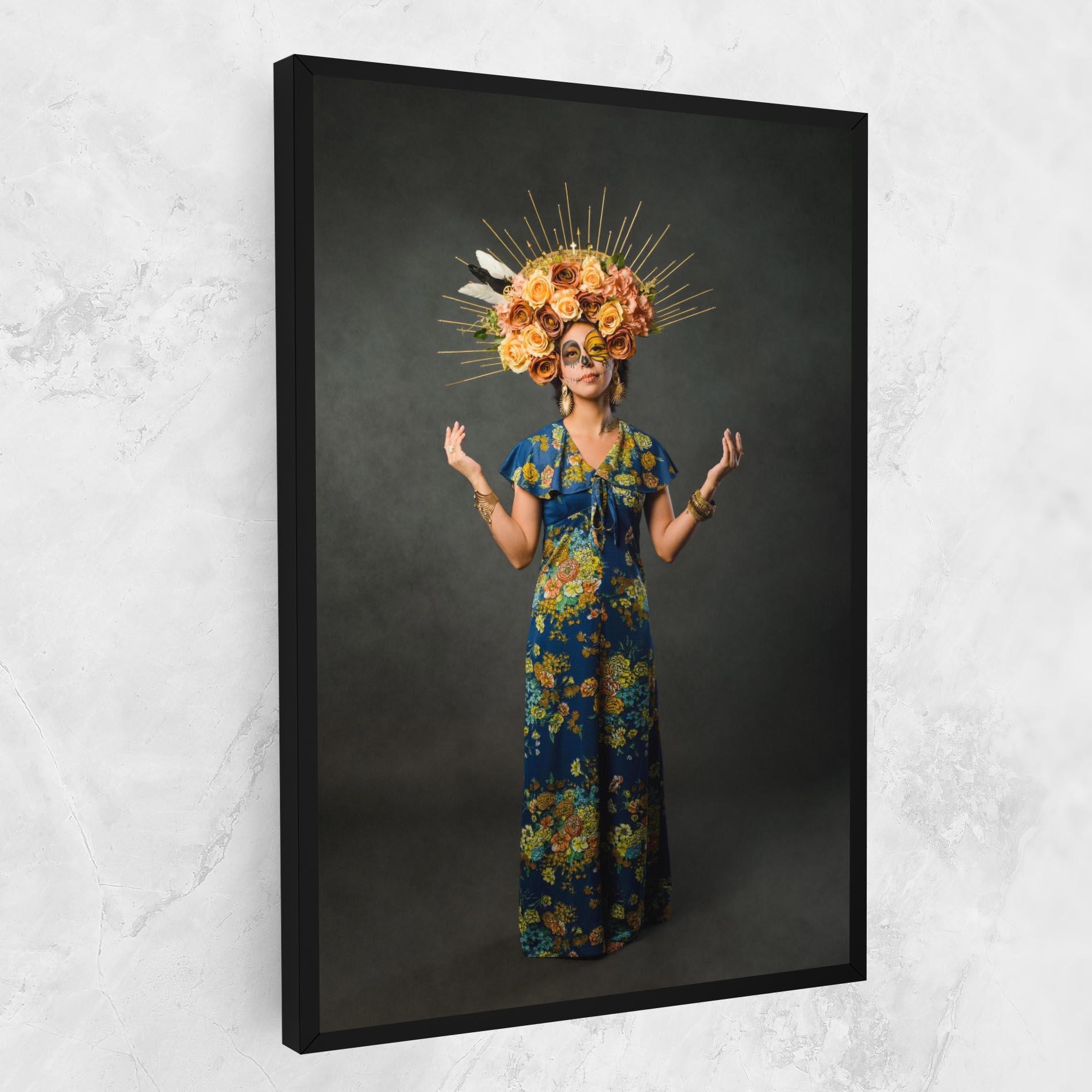 Картина на платно Sugar Skull Makeup mockup 1