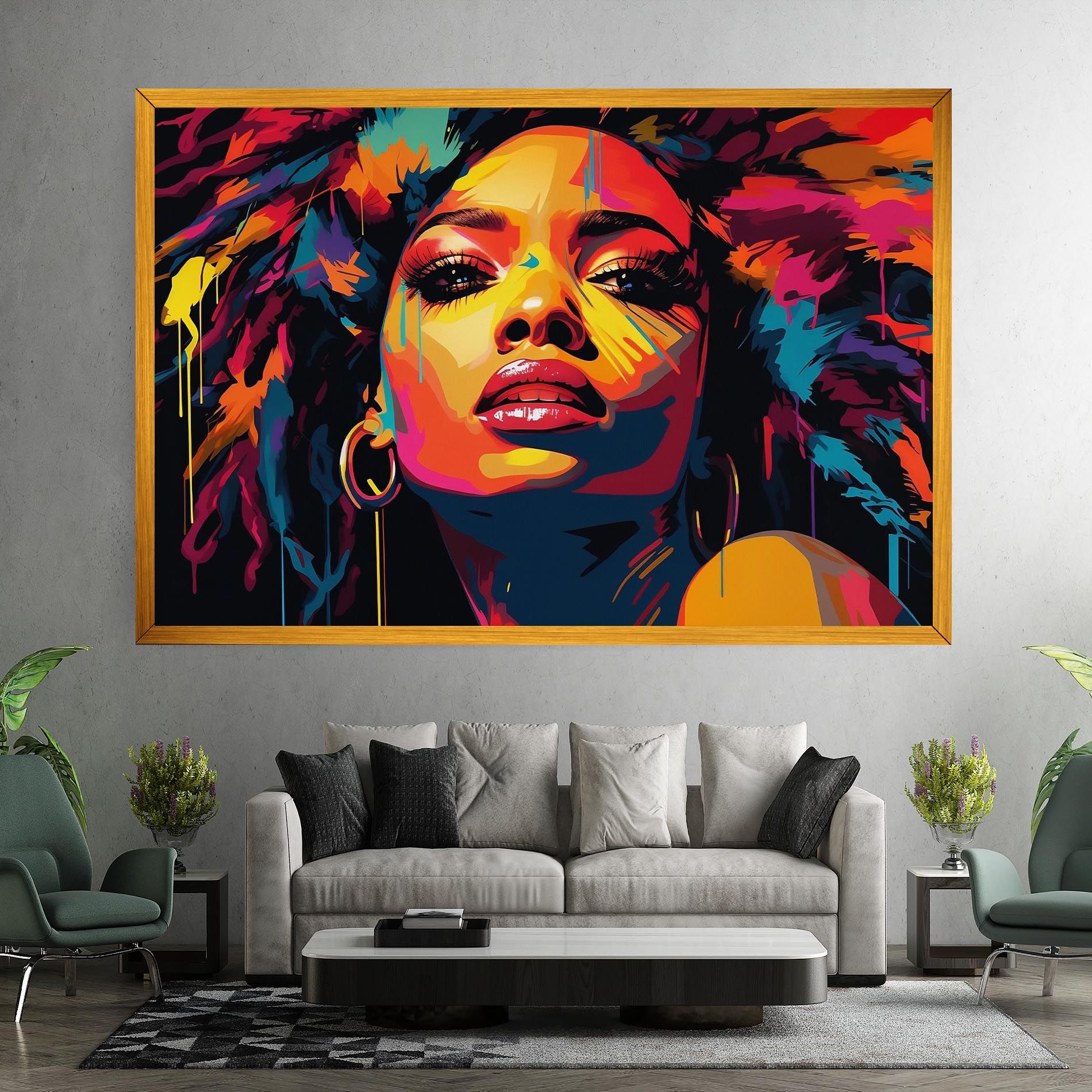 Beautiful African Art mockup 7