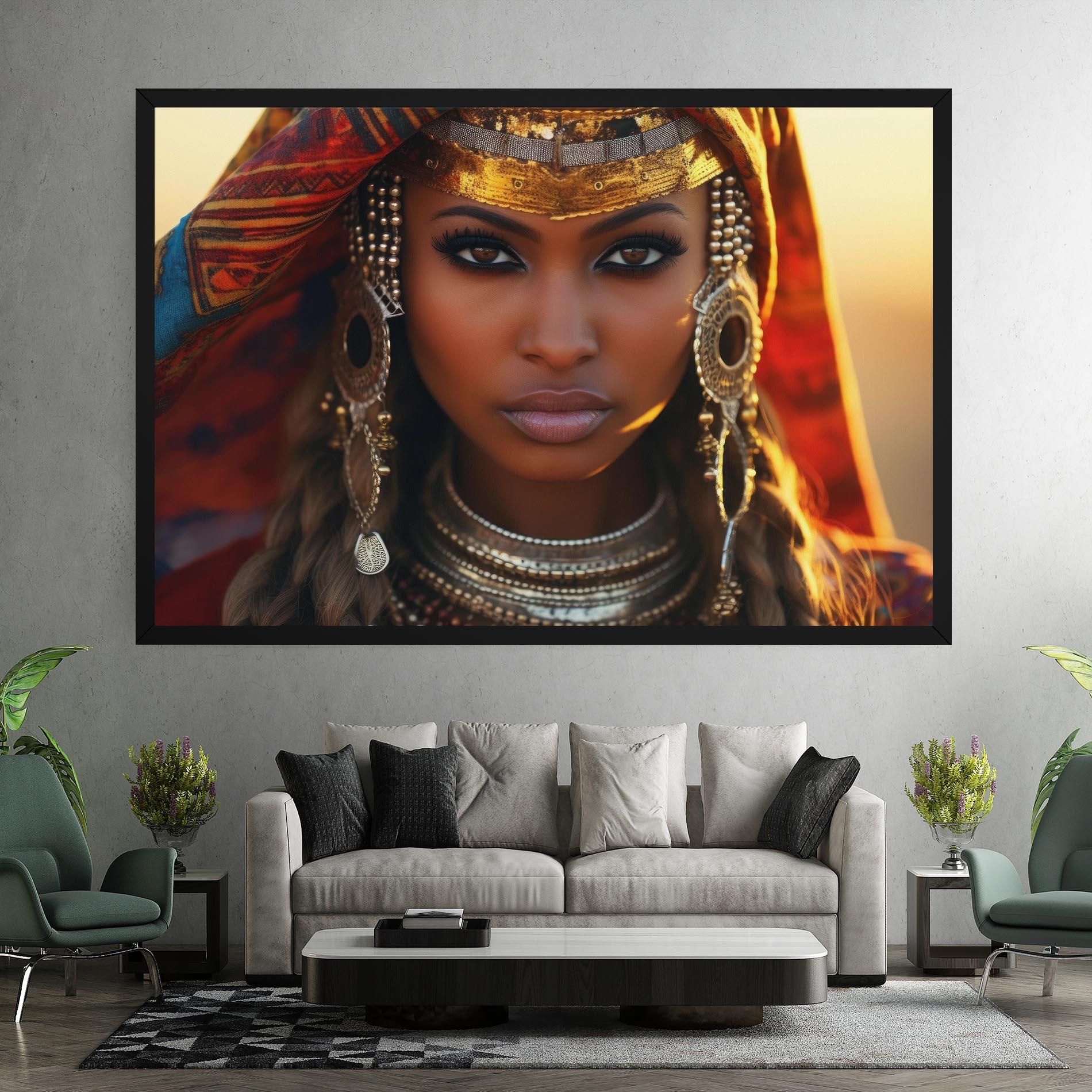 Картина на платно Unique Smokey Eyes mockup 7