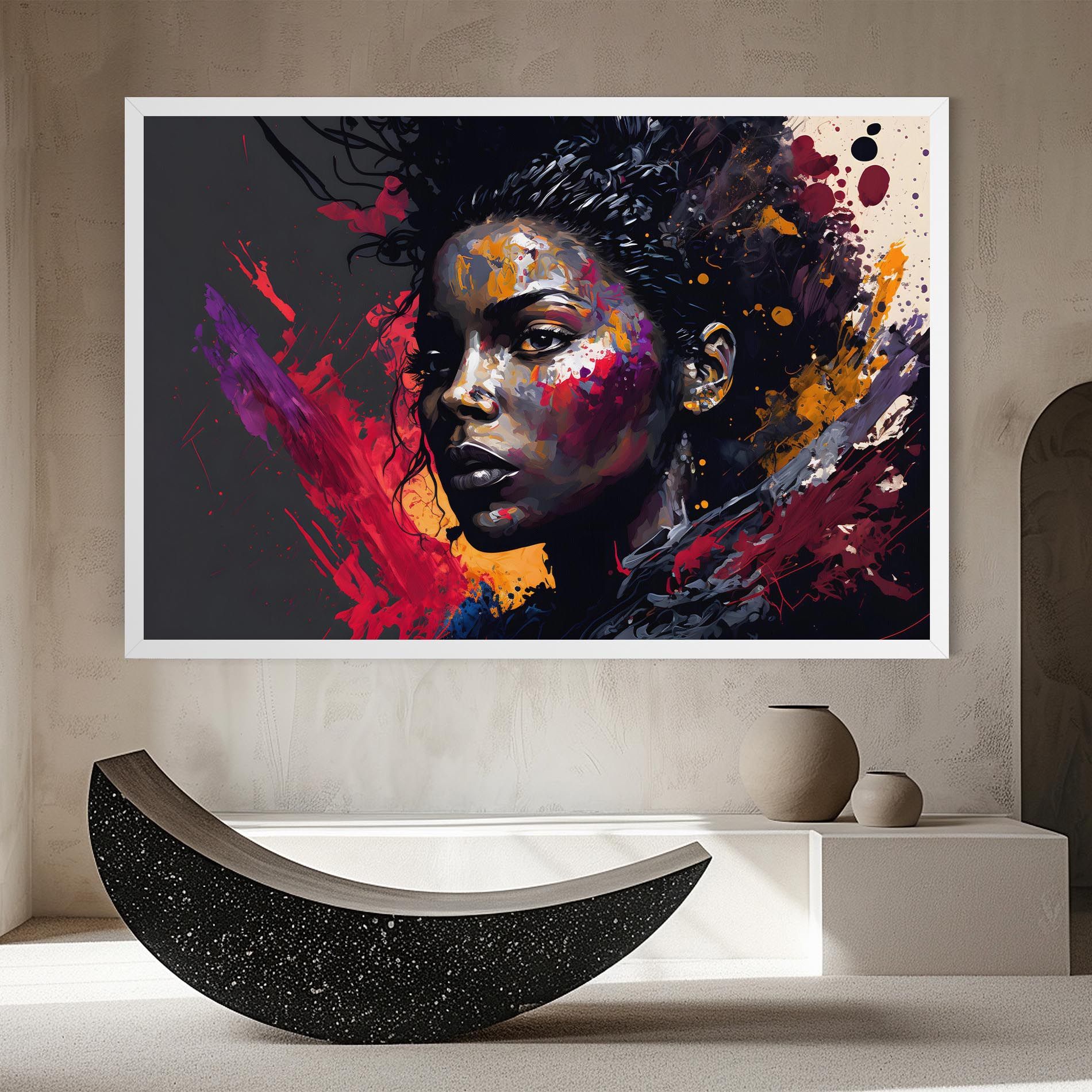 African Woman Splash mockup 8