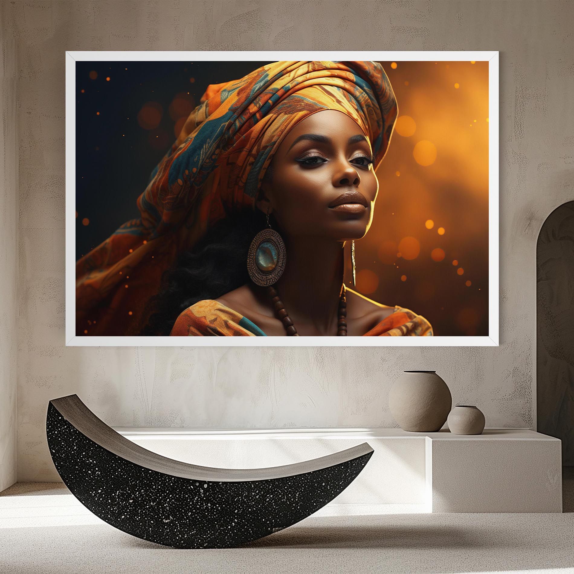 Fashion African Portrait mockup 8