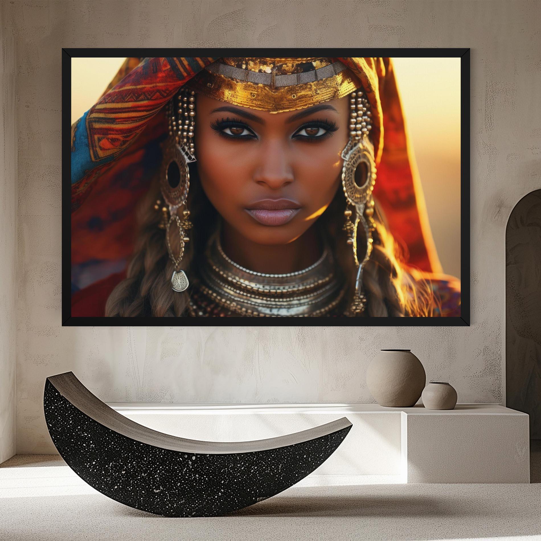 Картина на платно Unique Smokey Eyes mockup 8