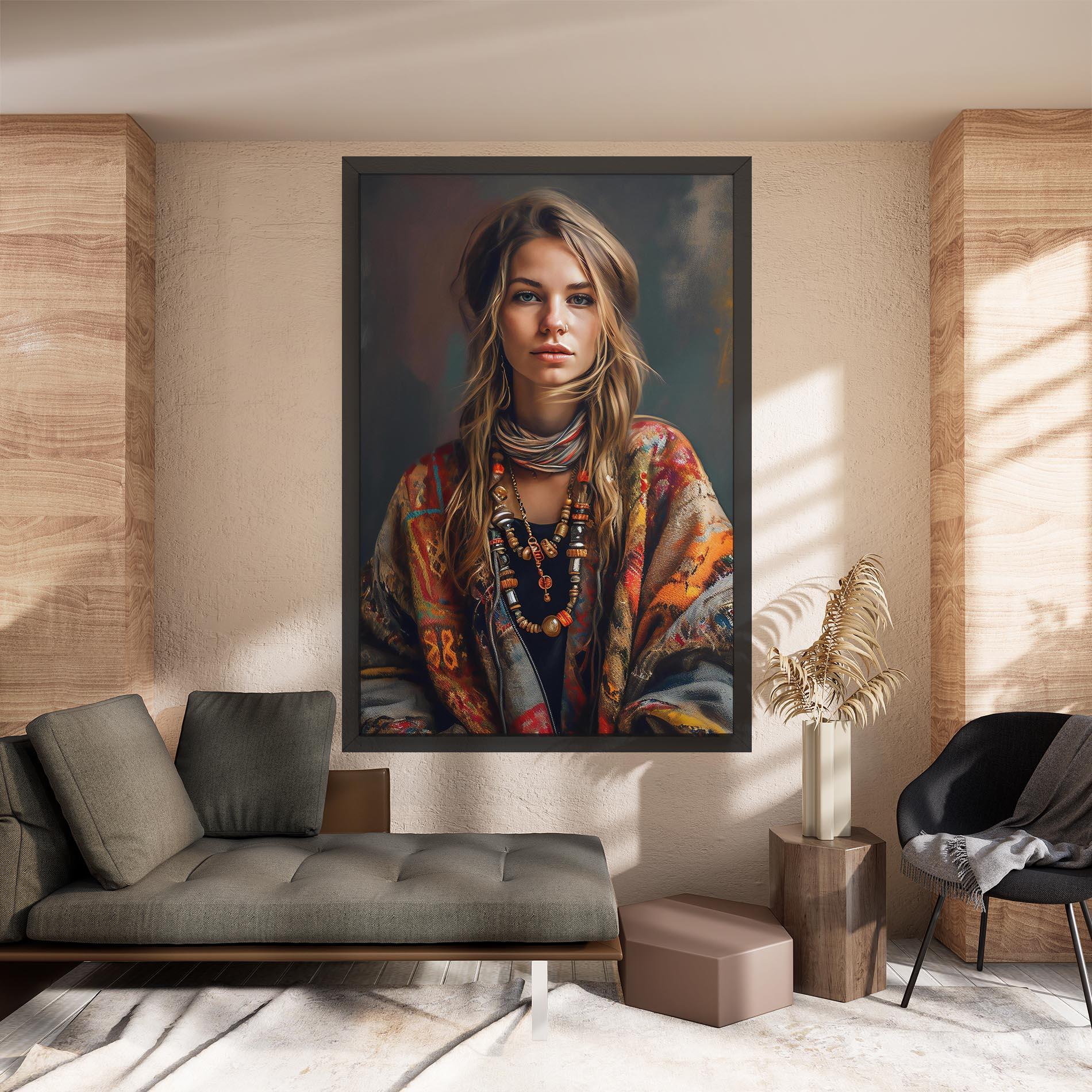 Картина на платно Woolen Sweater mockup 8