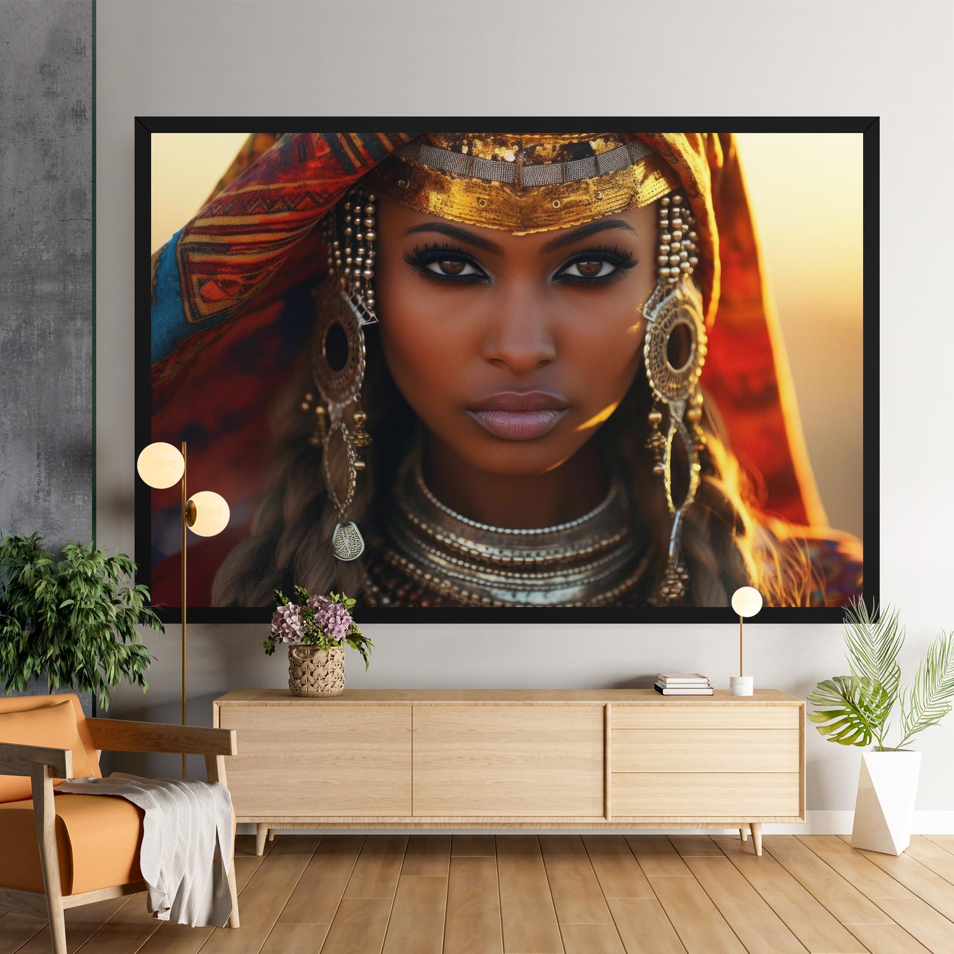 Картина на платно Unique Smokey Eyes mockup 9