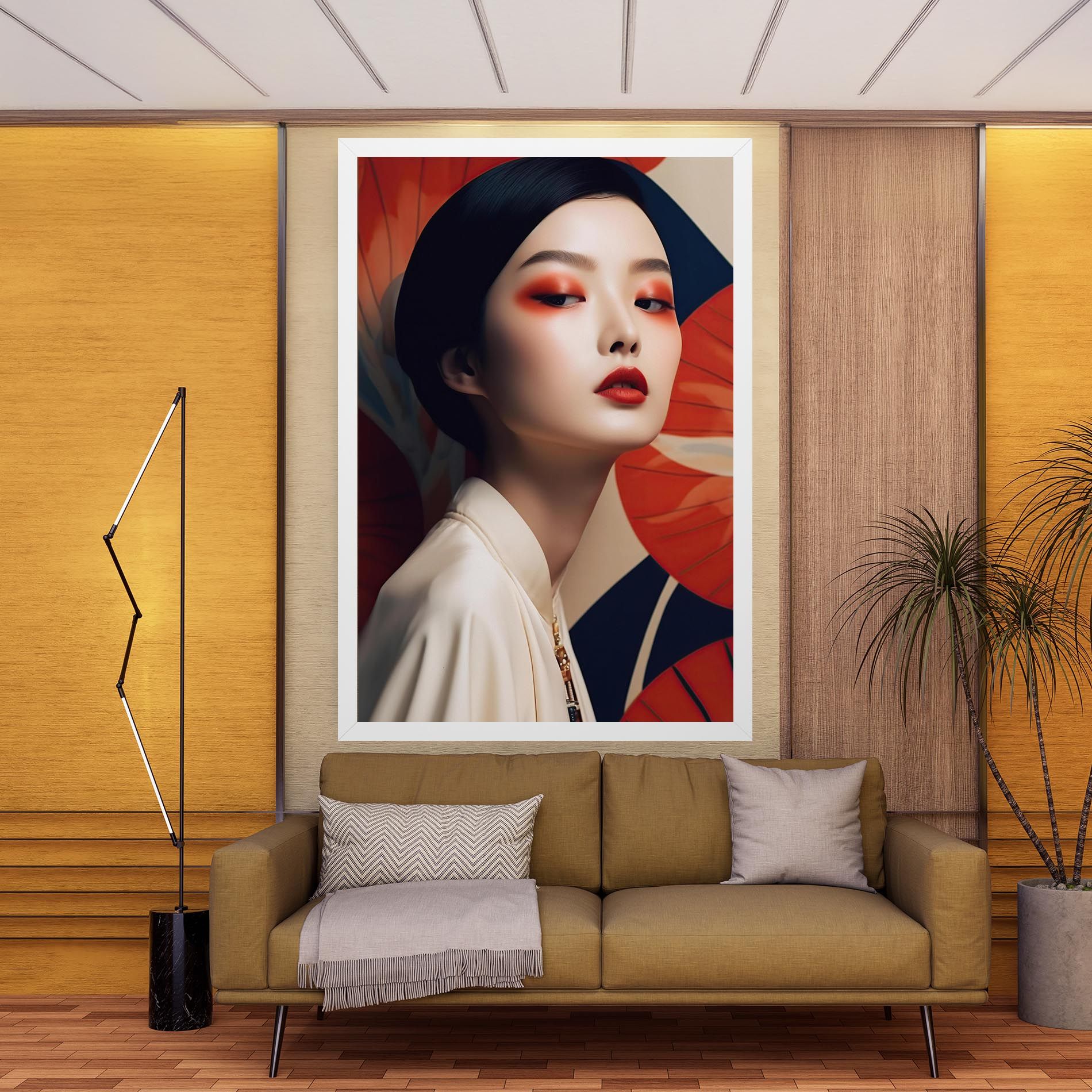 Asiatic Red Lips mockup 9