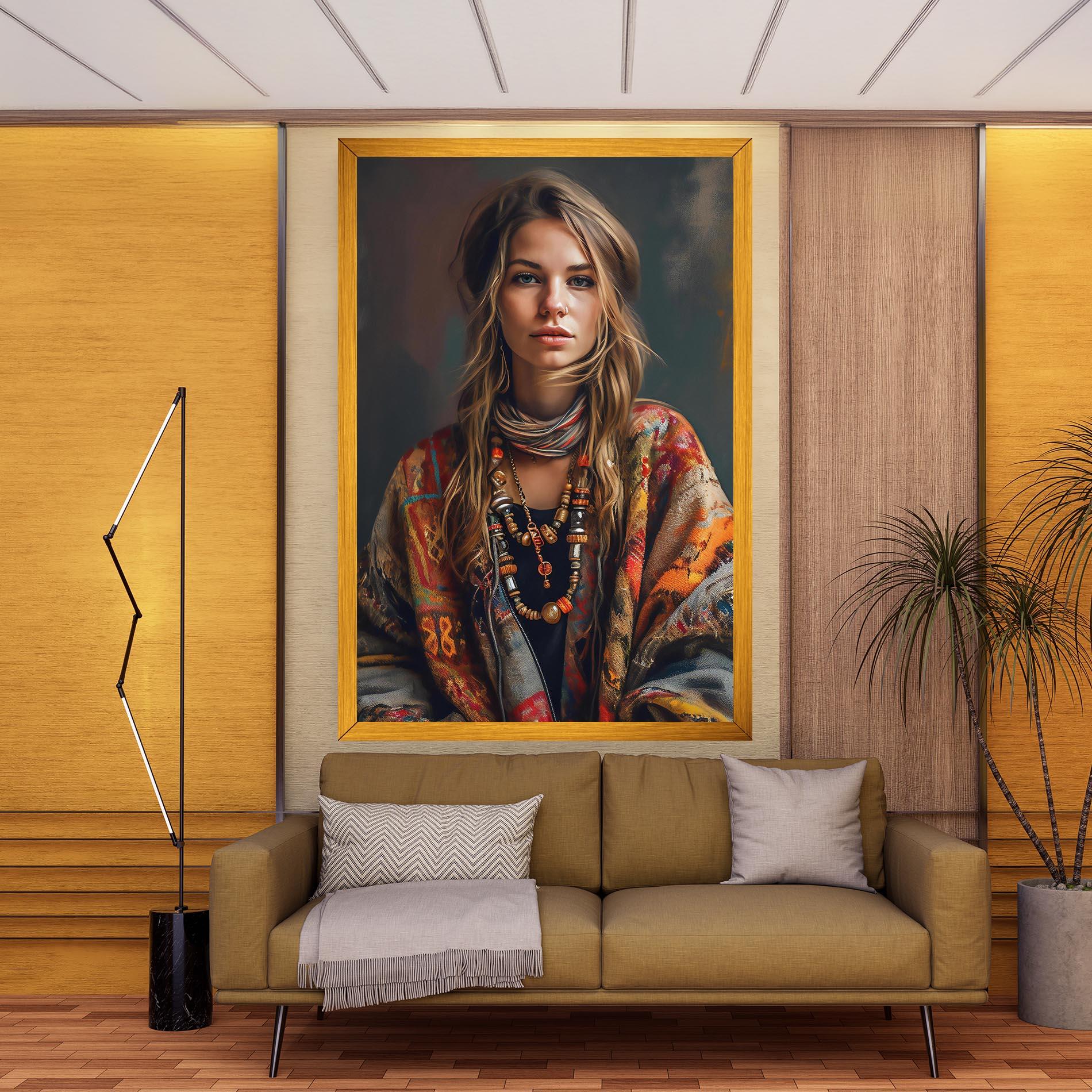 Картина на платно Woolen Sweater mockup 9