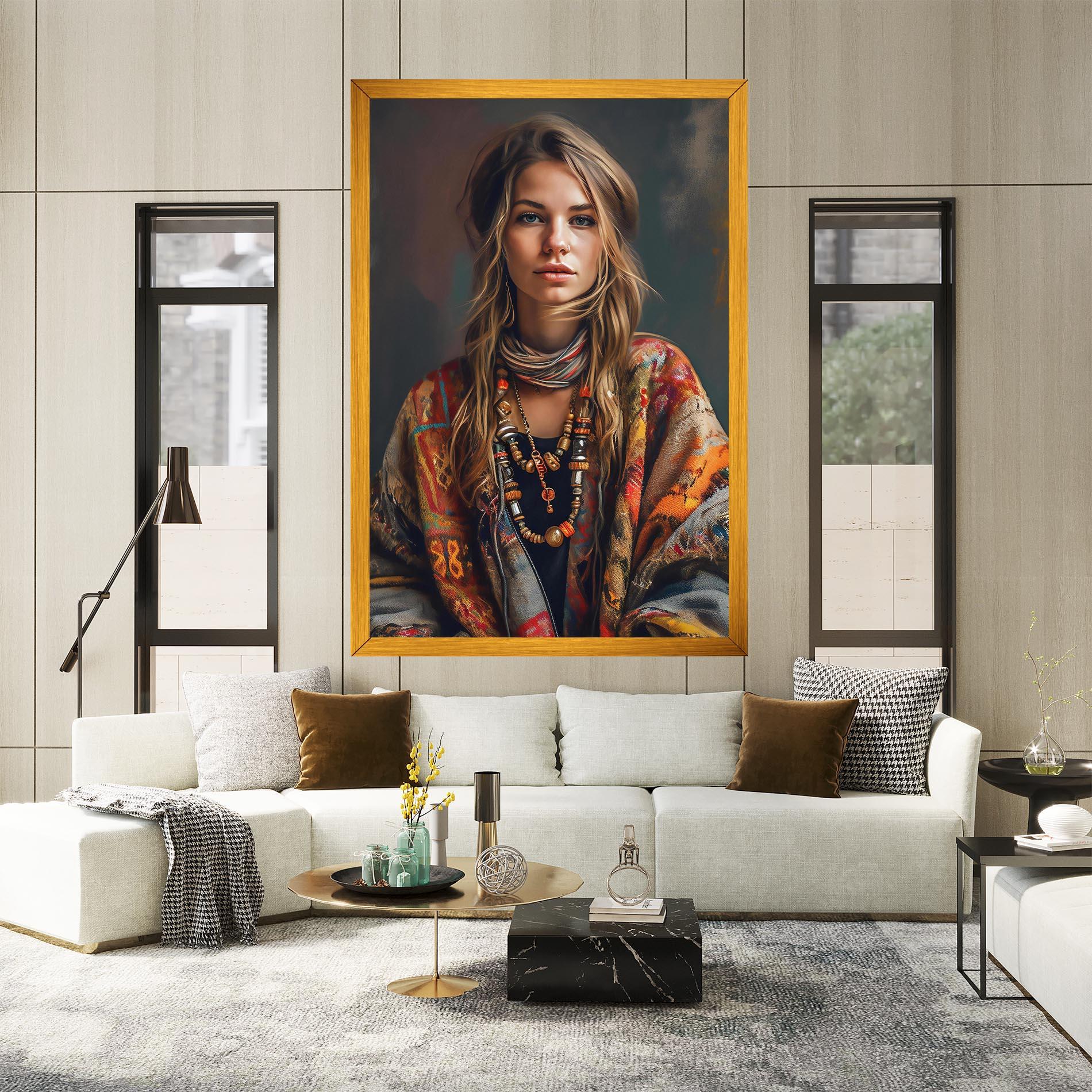 Картина на платно Woolen Sweater mockup 2