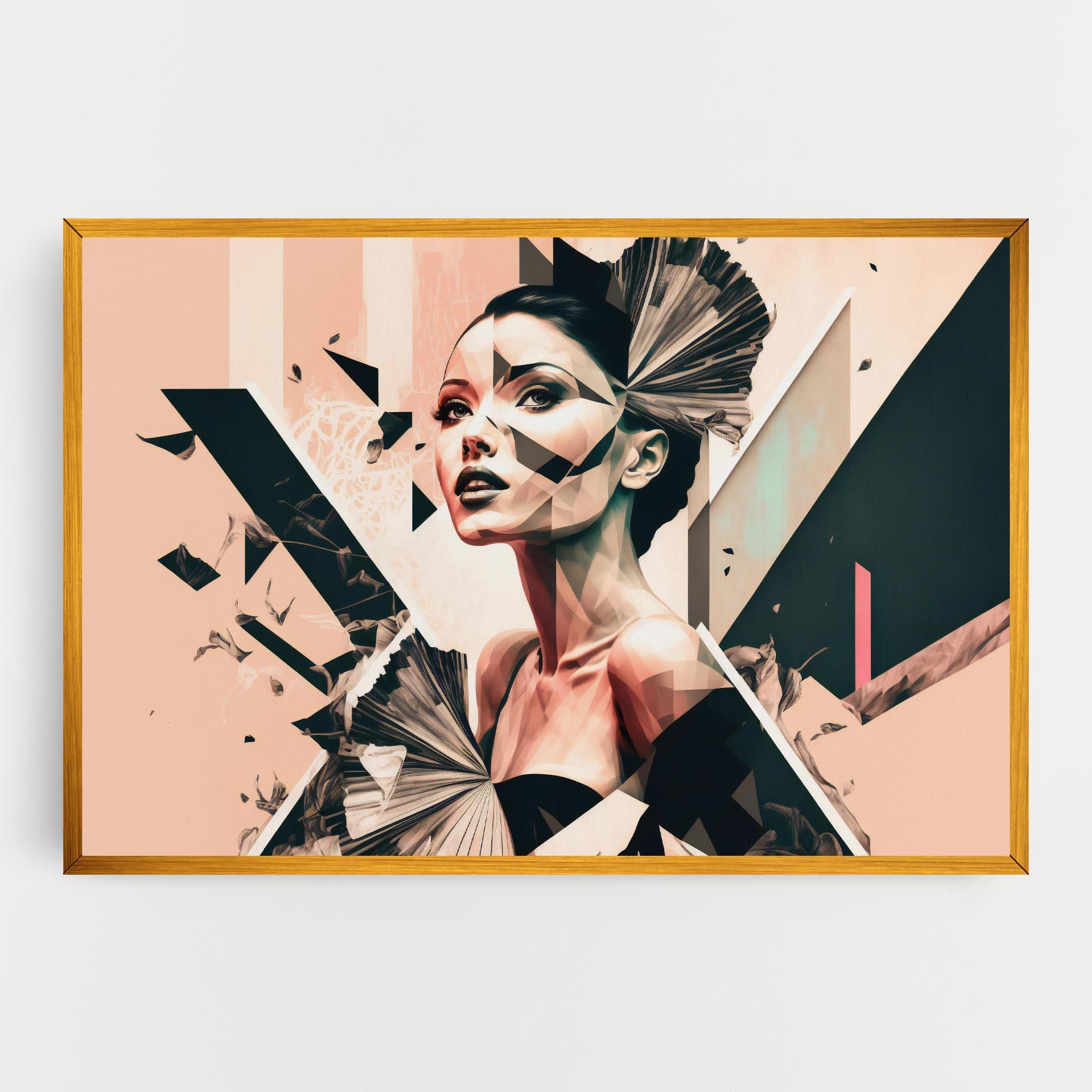 Картина на платно Fashionista Design mockup 0