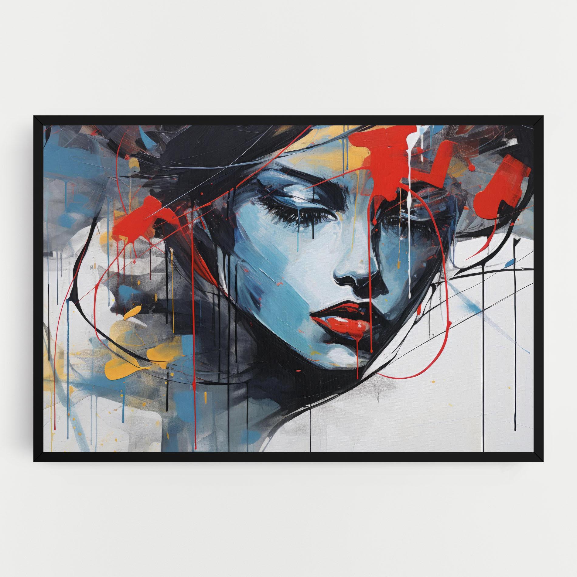 Картина на платно Edgy Woman mockup 0