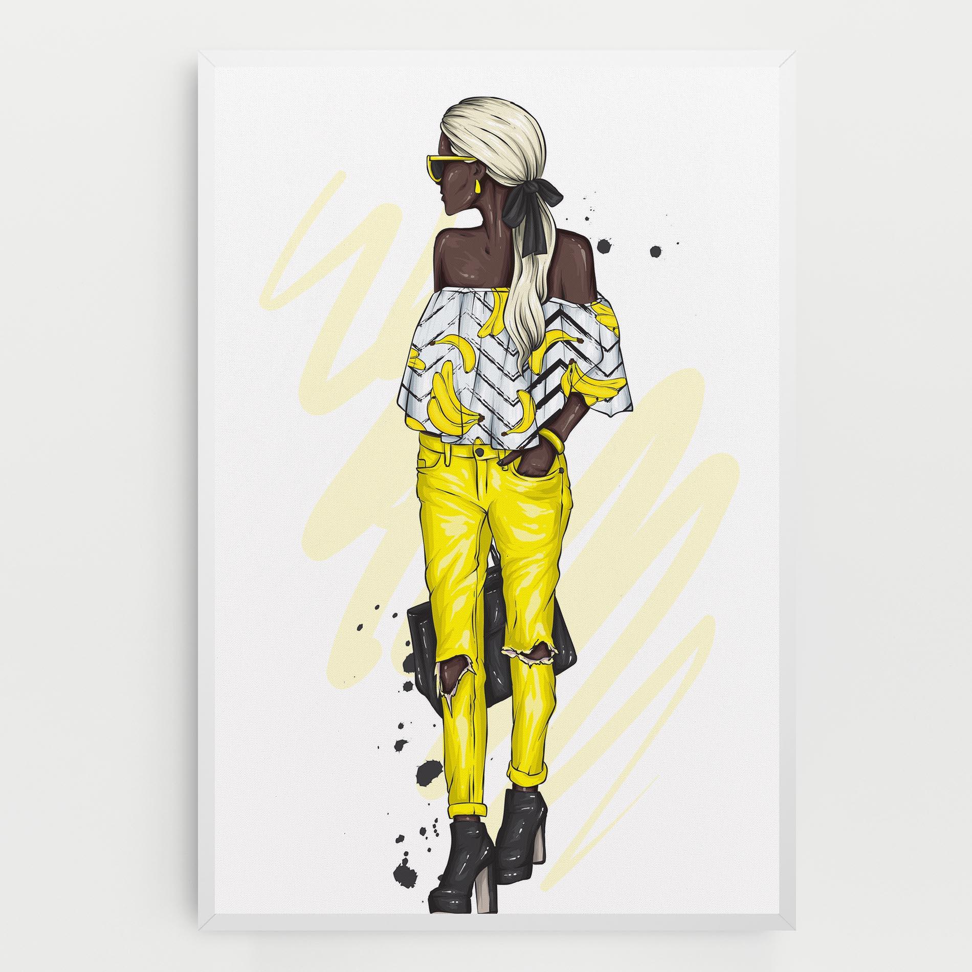 Картина на платно Banana Blouse mockup 0