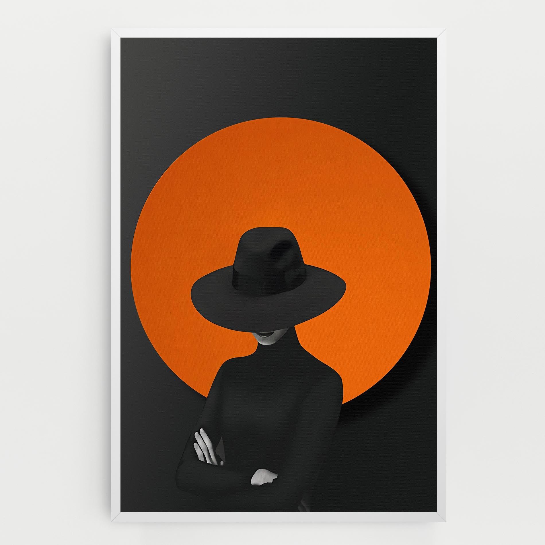 Картина на платно Black Fashion mockup 0