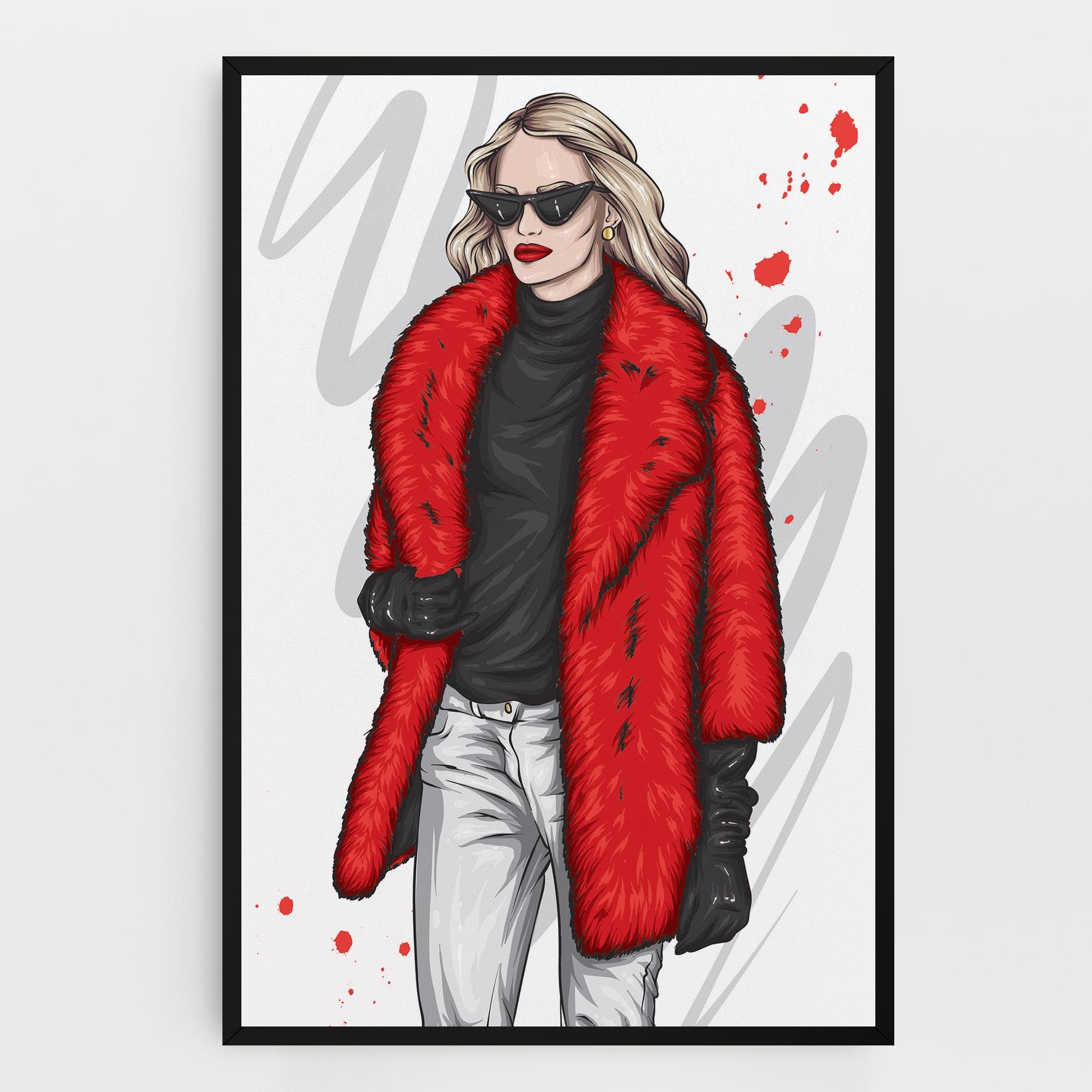 Black Blouse Woman mockup 0