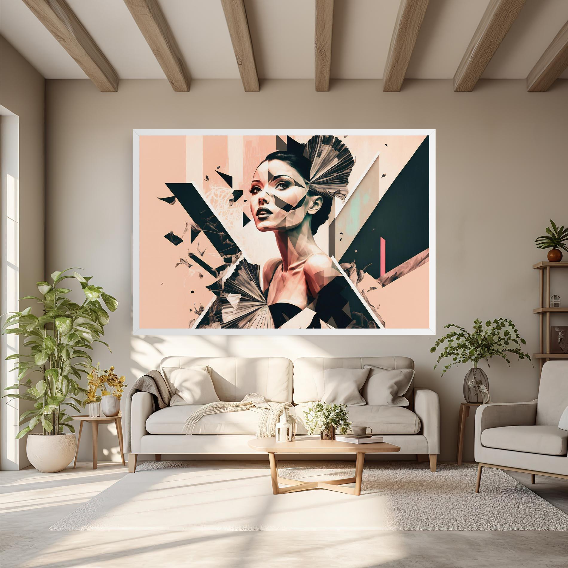 Картина на платно Fashionista Design mockup 6