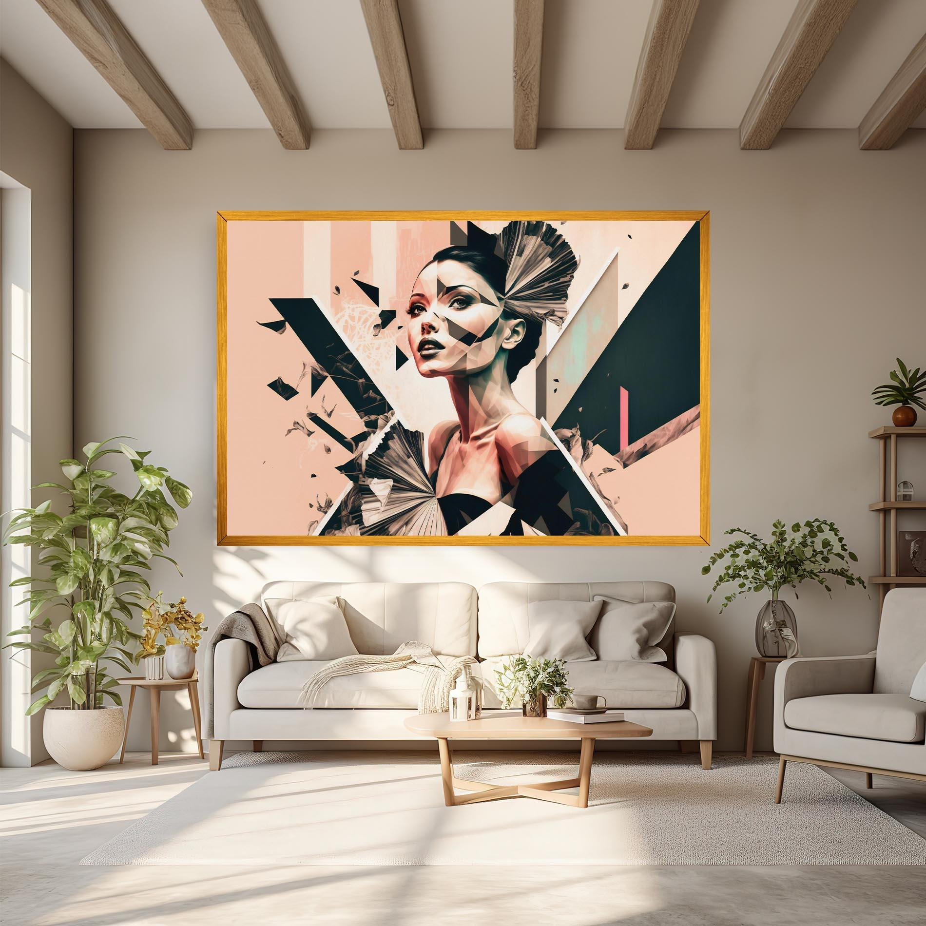 Картина на платно Fashionista Design mockup 6