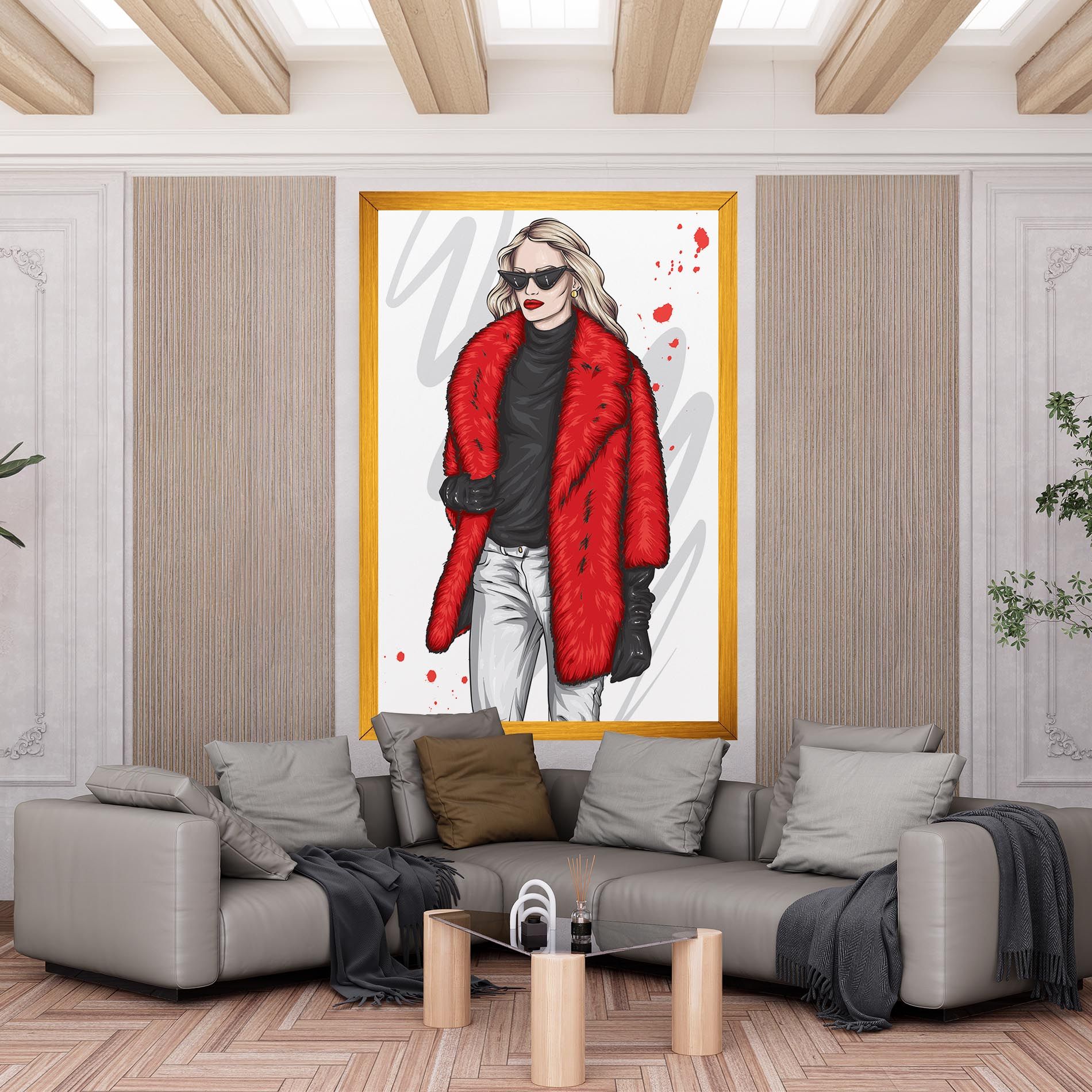 Black Blouse Woman mockup 6