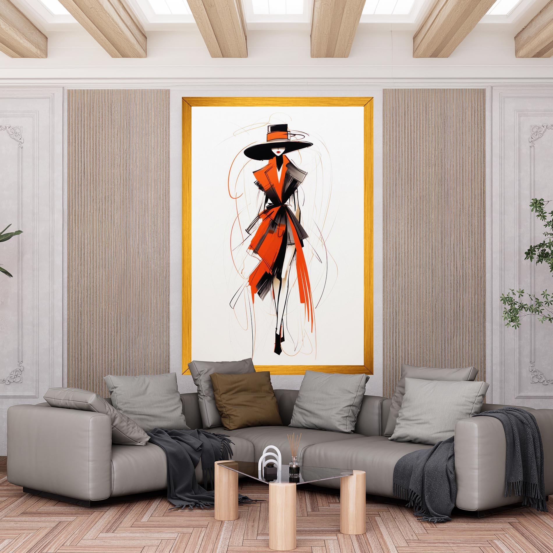 Картина на платно Handdrawn Doodle mockup 6