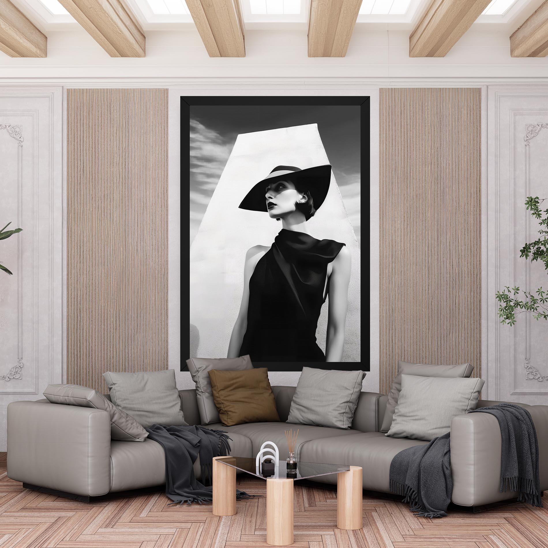 Картина на платно Modern Fashion Portrait mockup 6