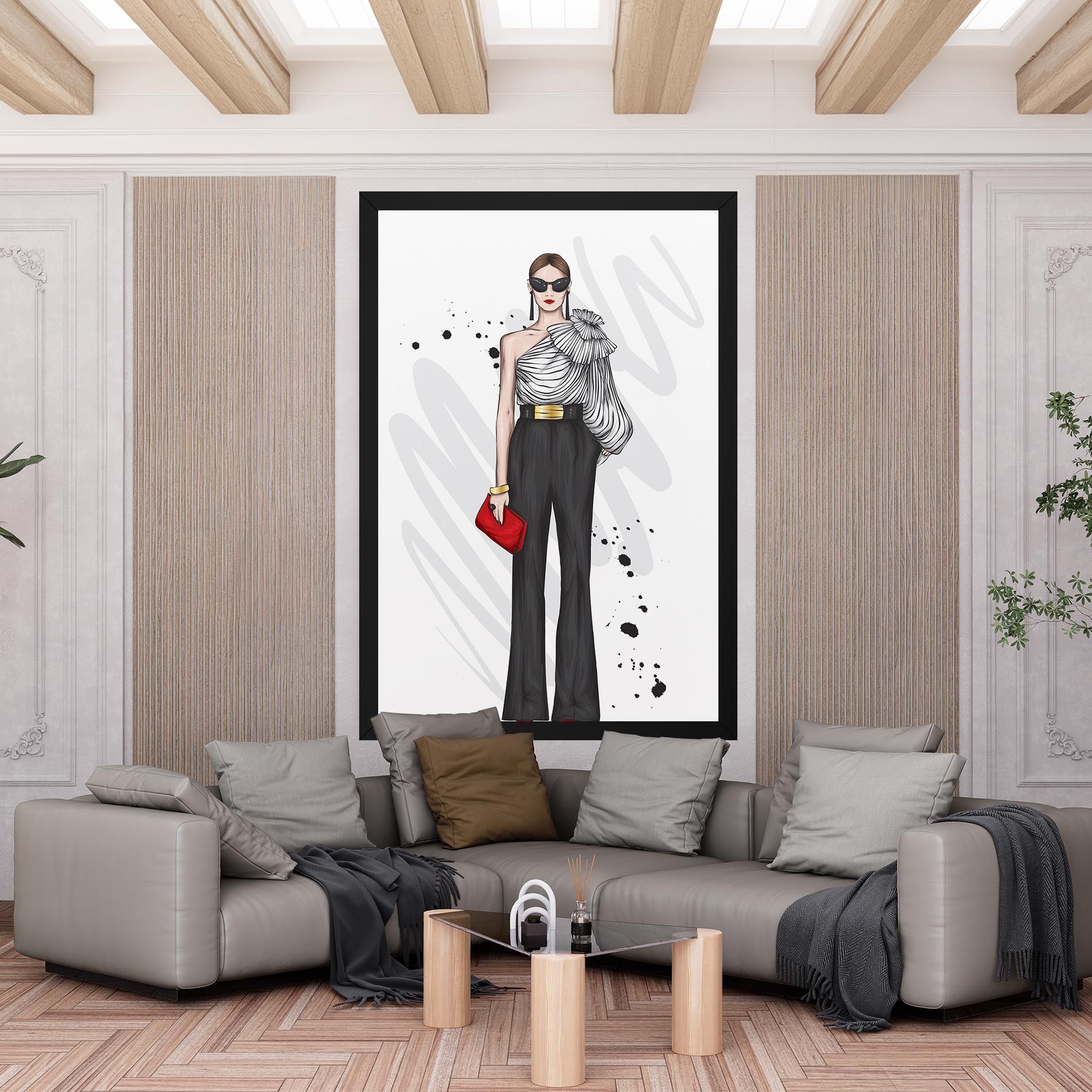 Tall Black Pants mockup 6