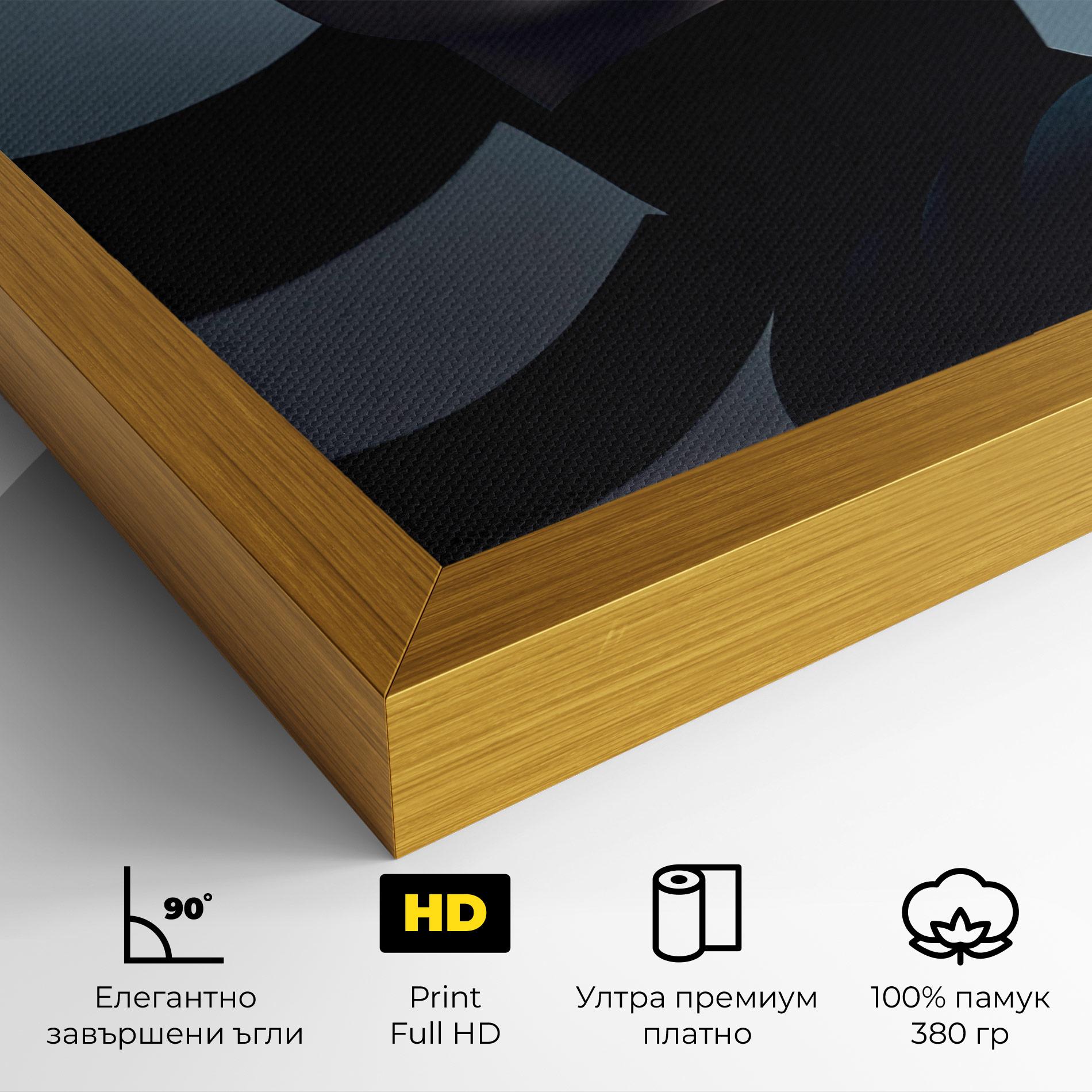 Картина на платно Asiatic Black Outfit mockup 4