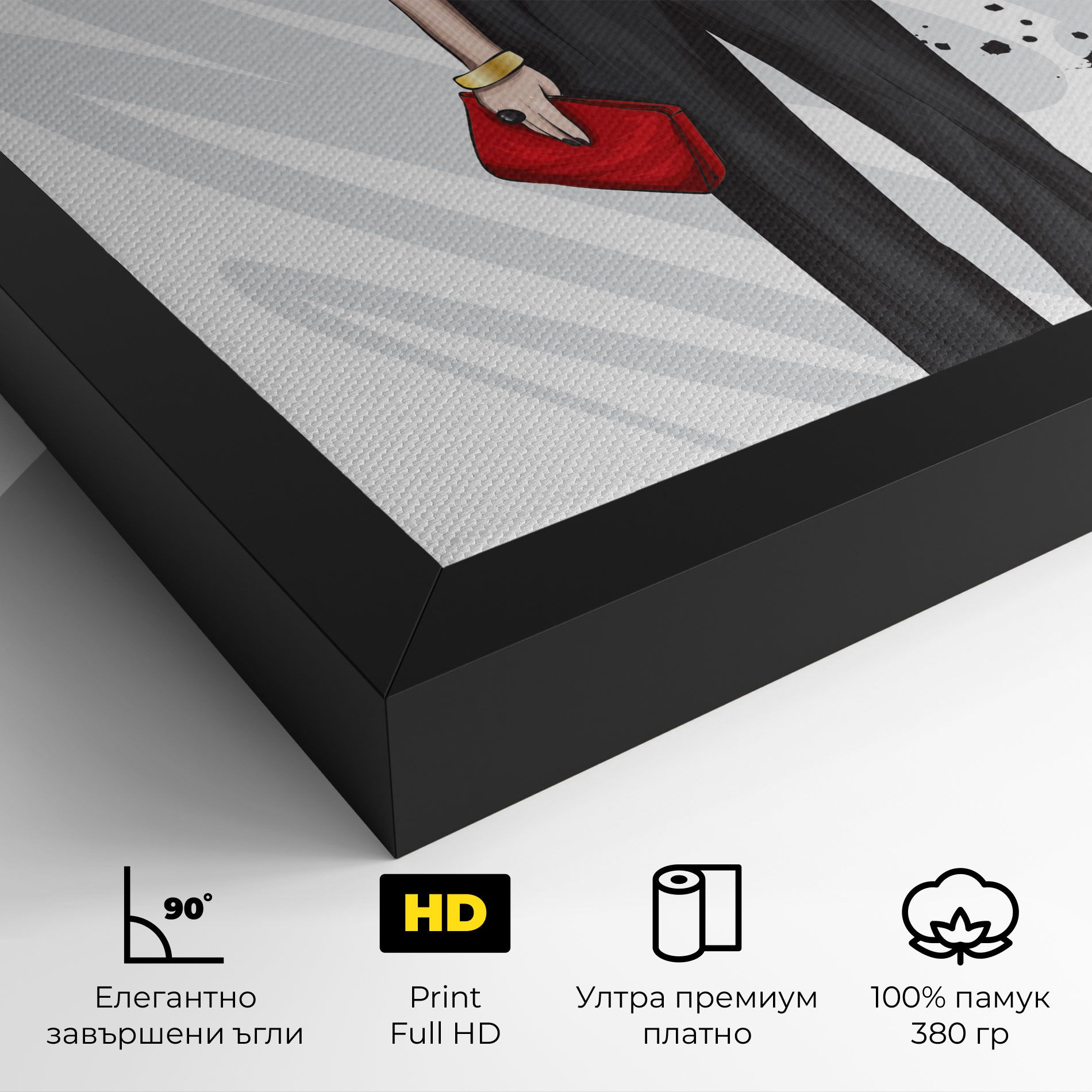 Tall Black Pants mockup 4