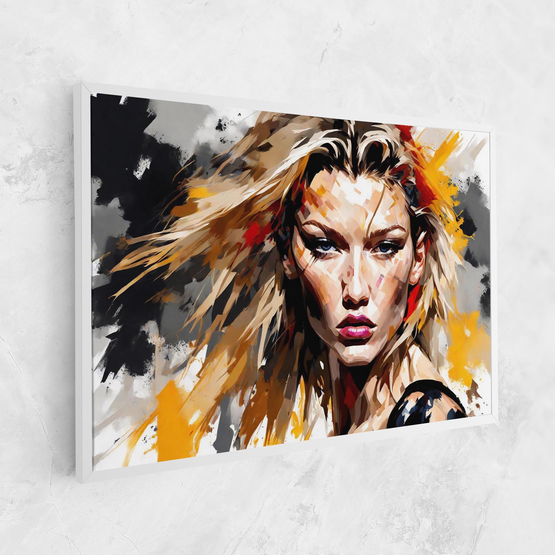 Картина на платно Blond Hair Splash mockup 1
