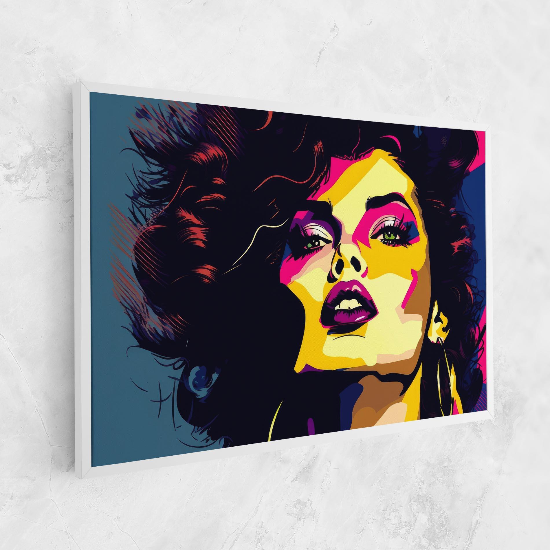 Картина на платно Pop Art Portrait Woman mockup 1