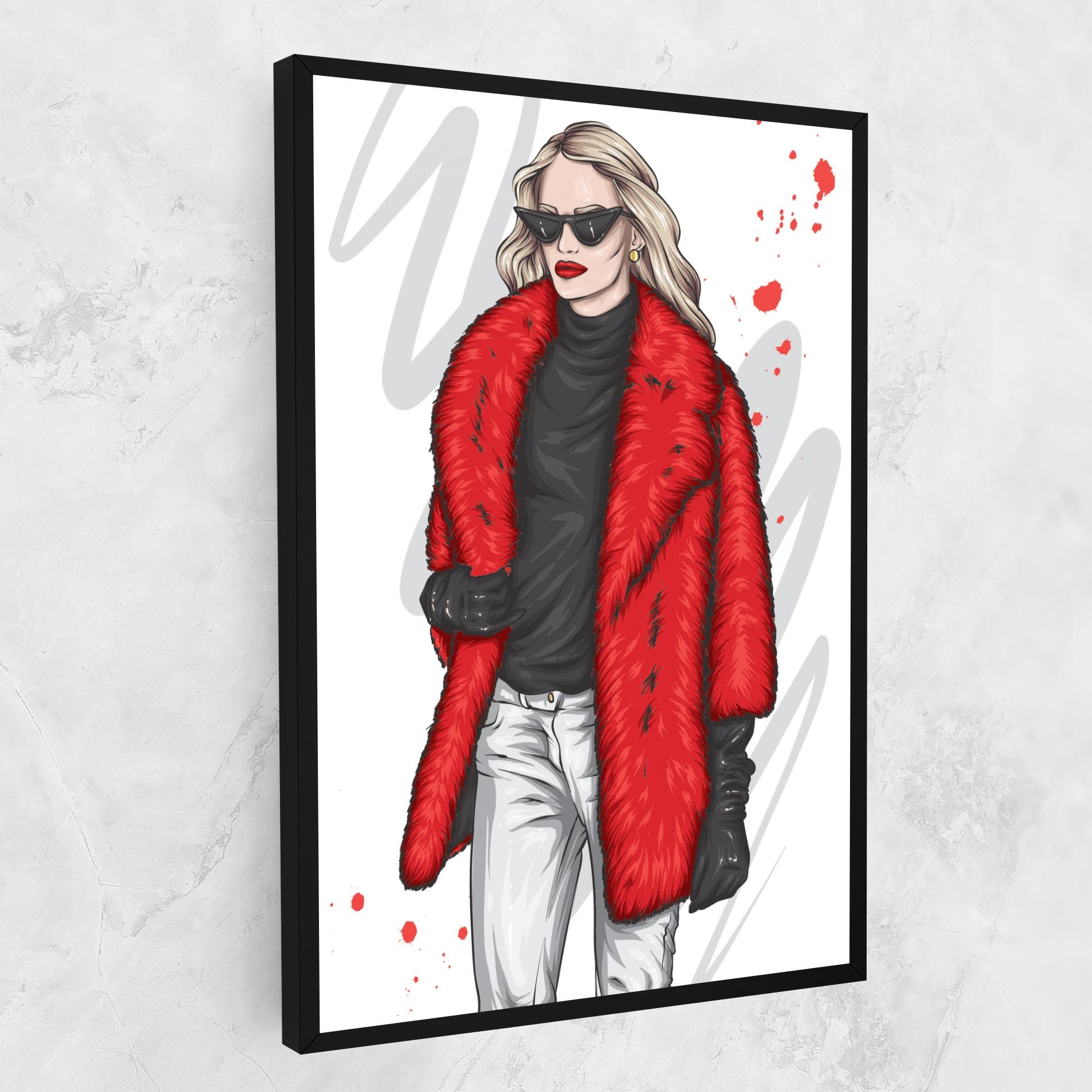 Black Blouse Woman mockup 1