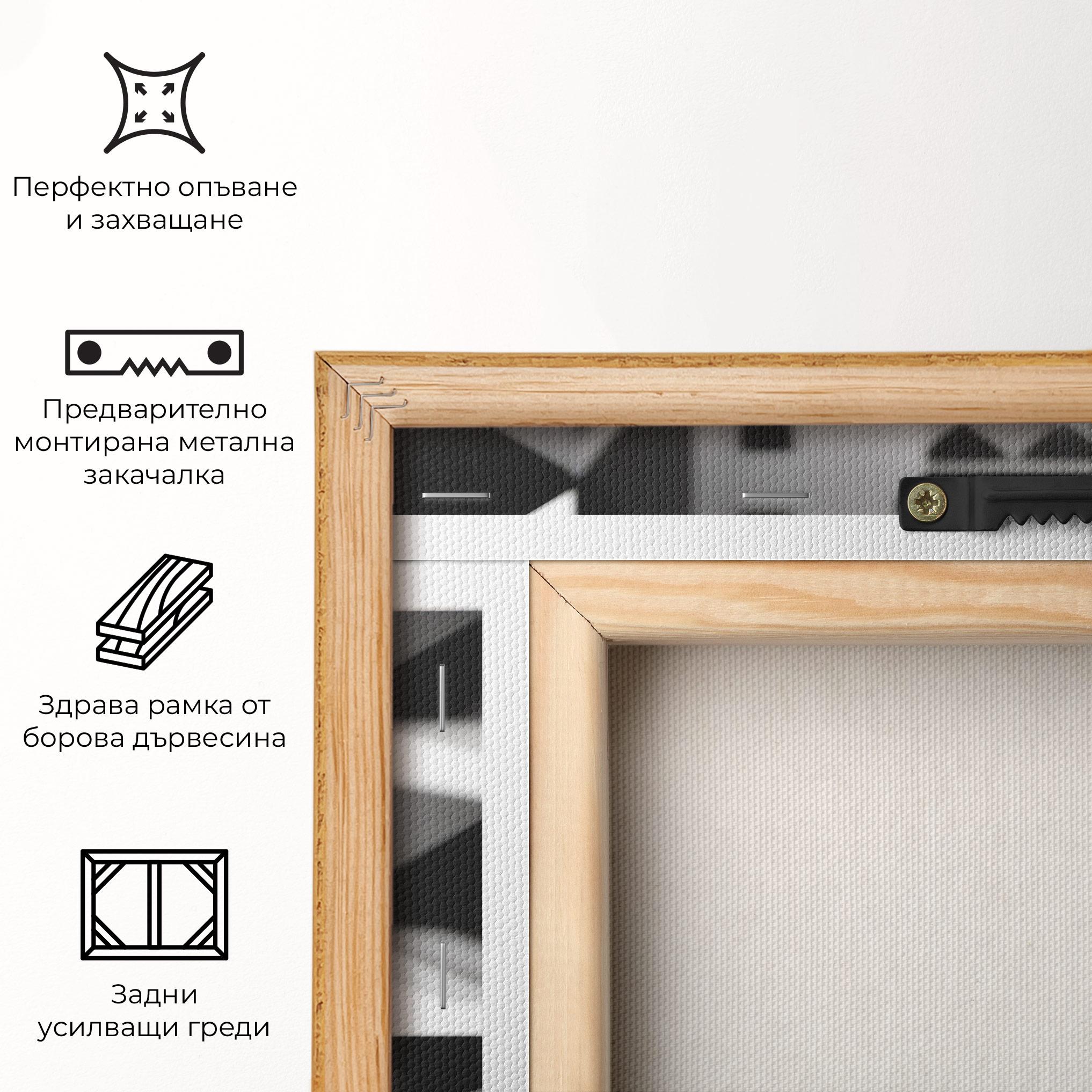 Картина на платно Big Black Hat mockup 5