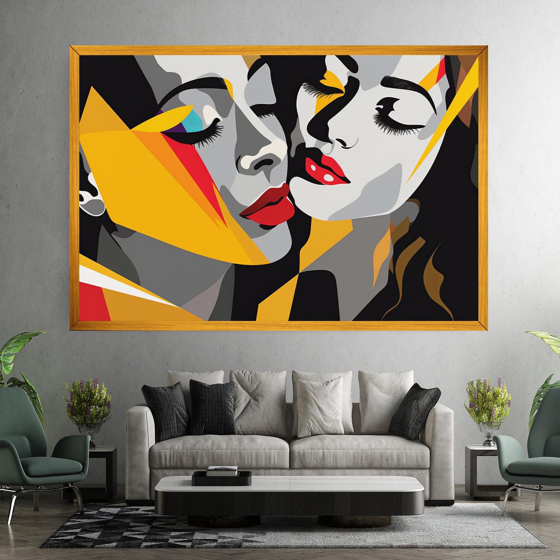 Картина на платно Dreamy Modern Female mockup 7