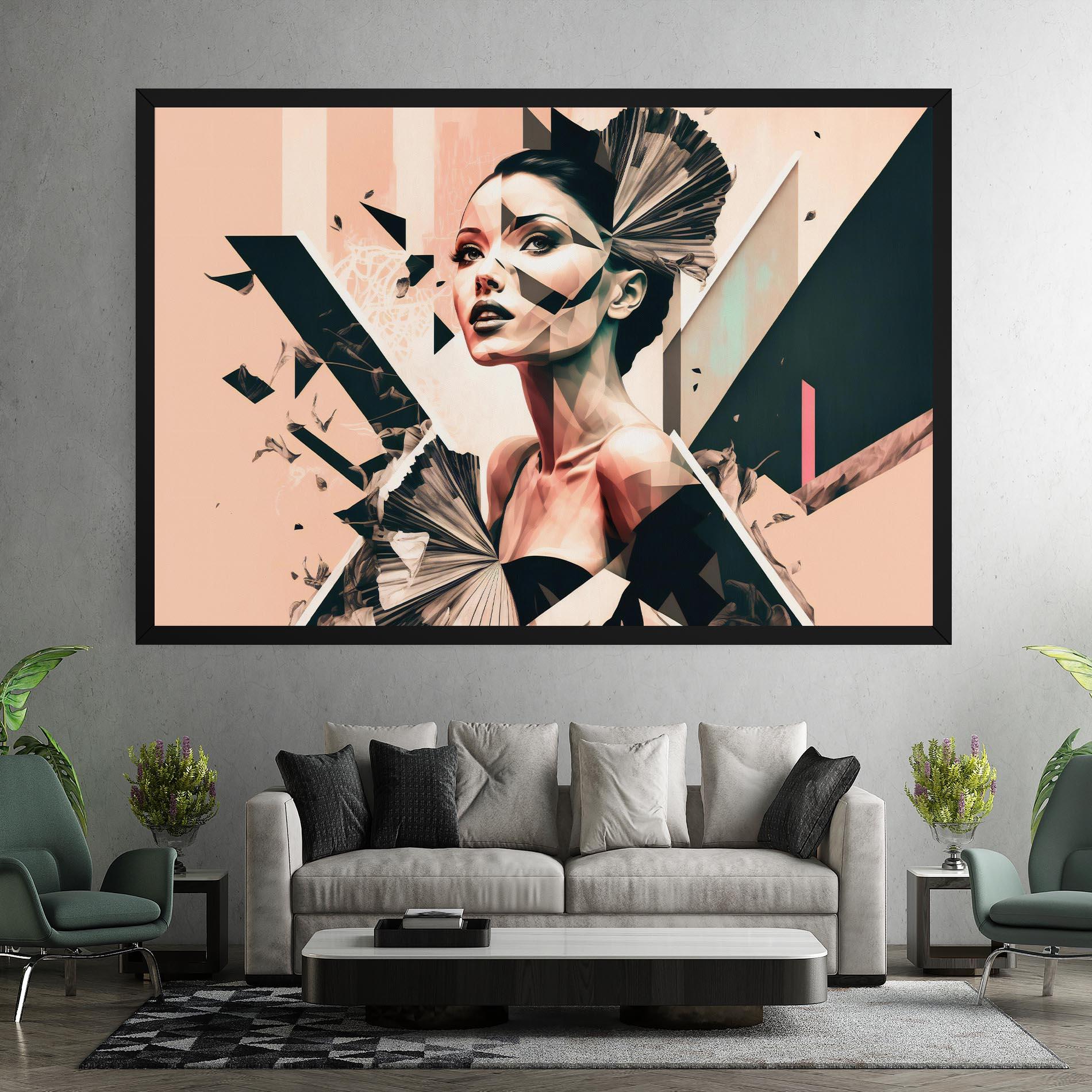 Картина на платно Fashionista Design mockup 7