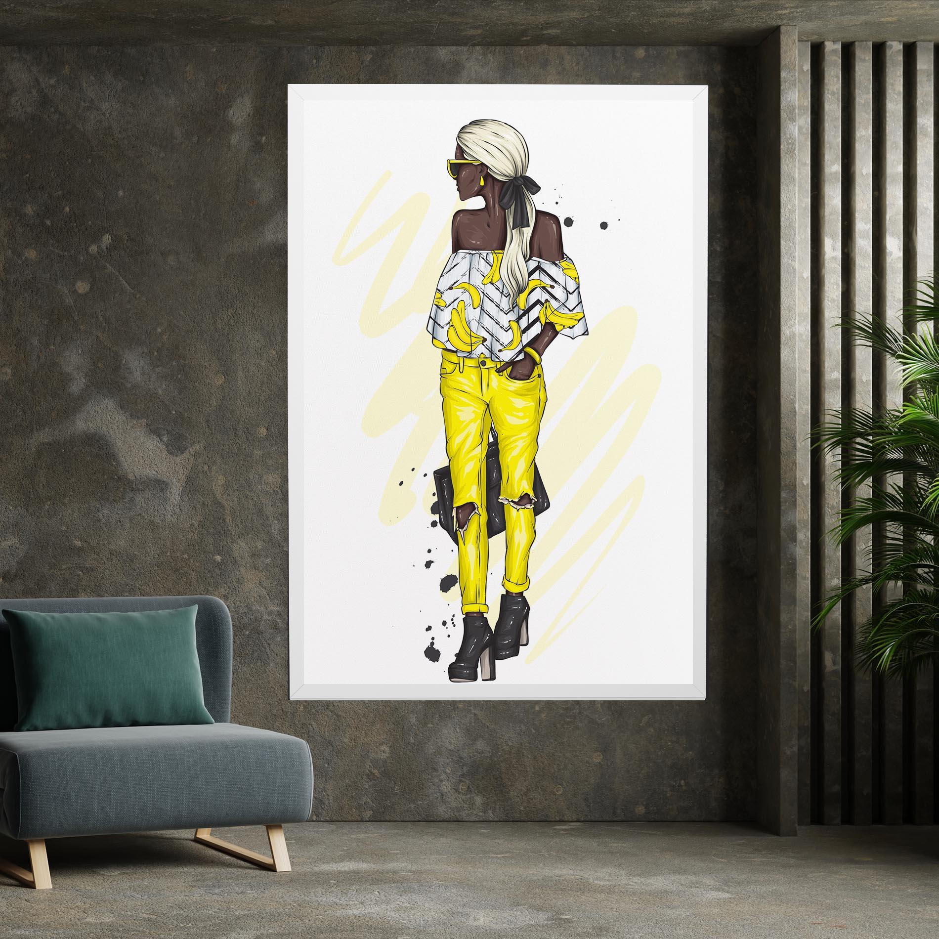 Картина на платно Banana Blouse mockup 7
